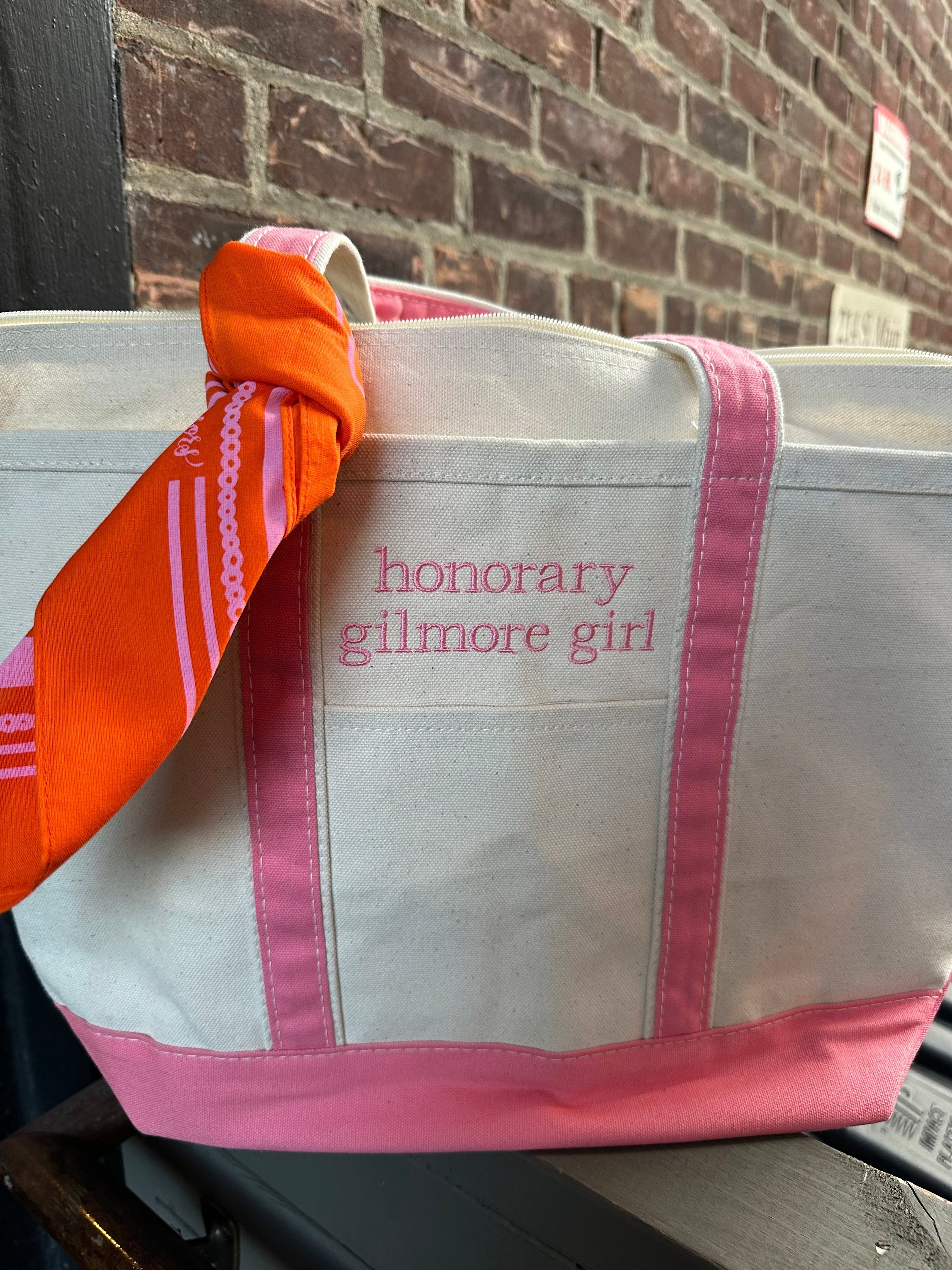 Honorary Gilmore Girl Pink Boat Tote Bag