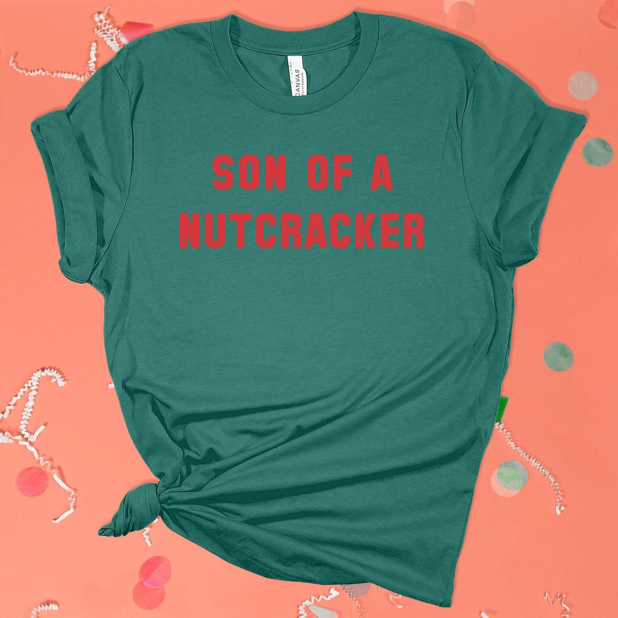 Son of A Nutcracker Elf Inspired Holiday T-Shirt