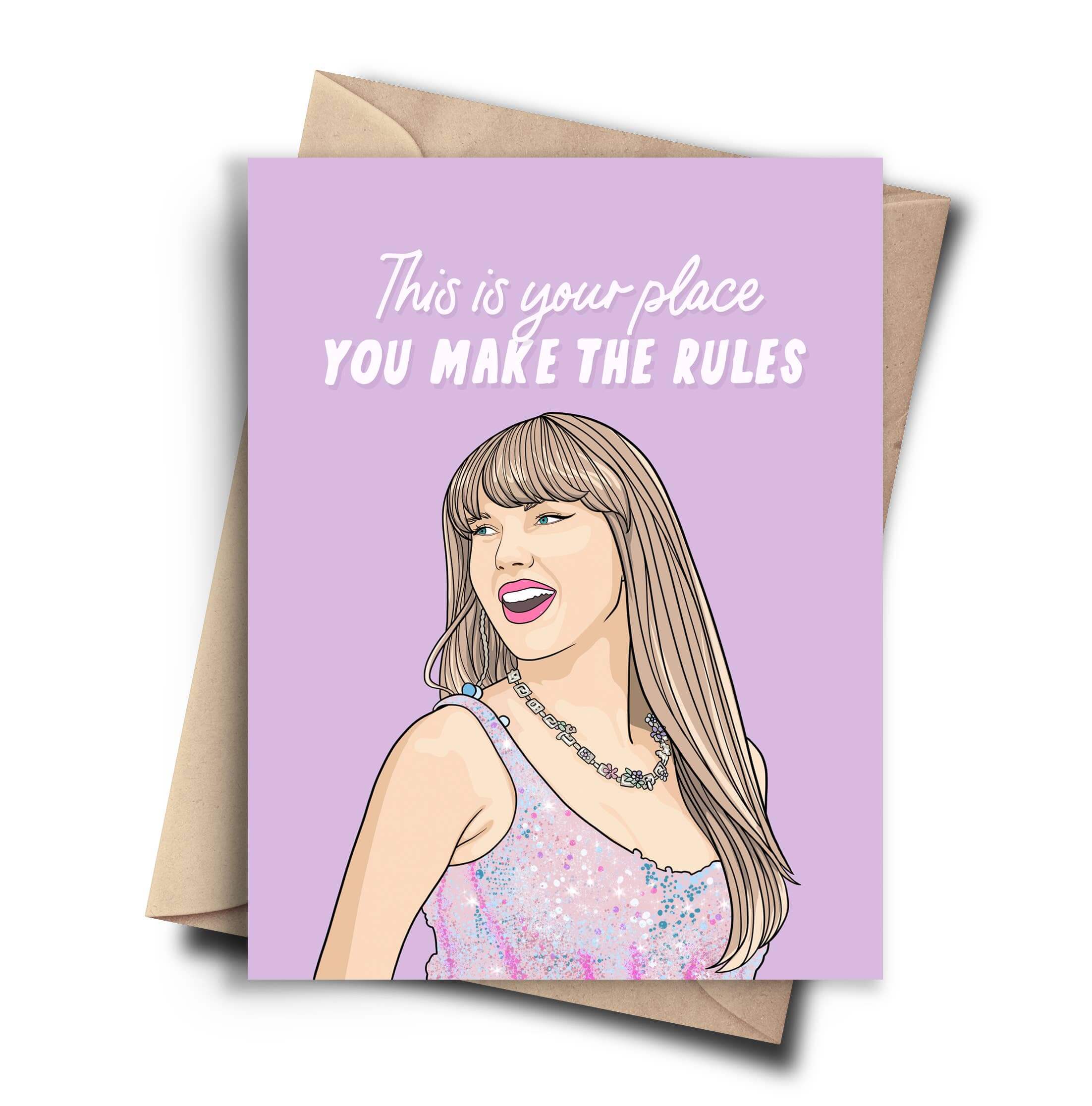 Eras Inspired Housewarming Card