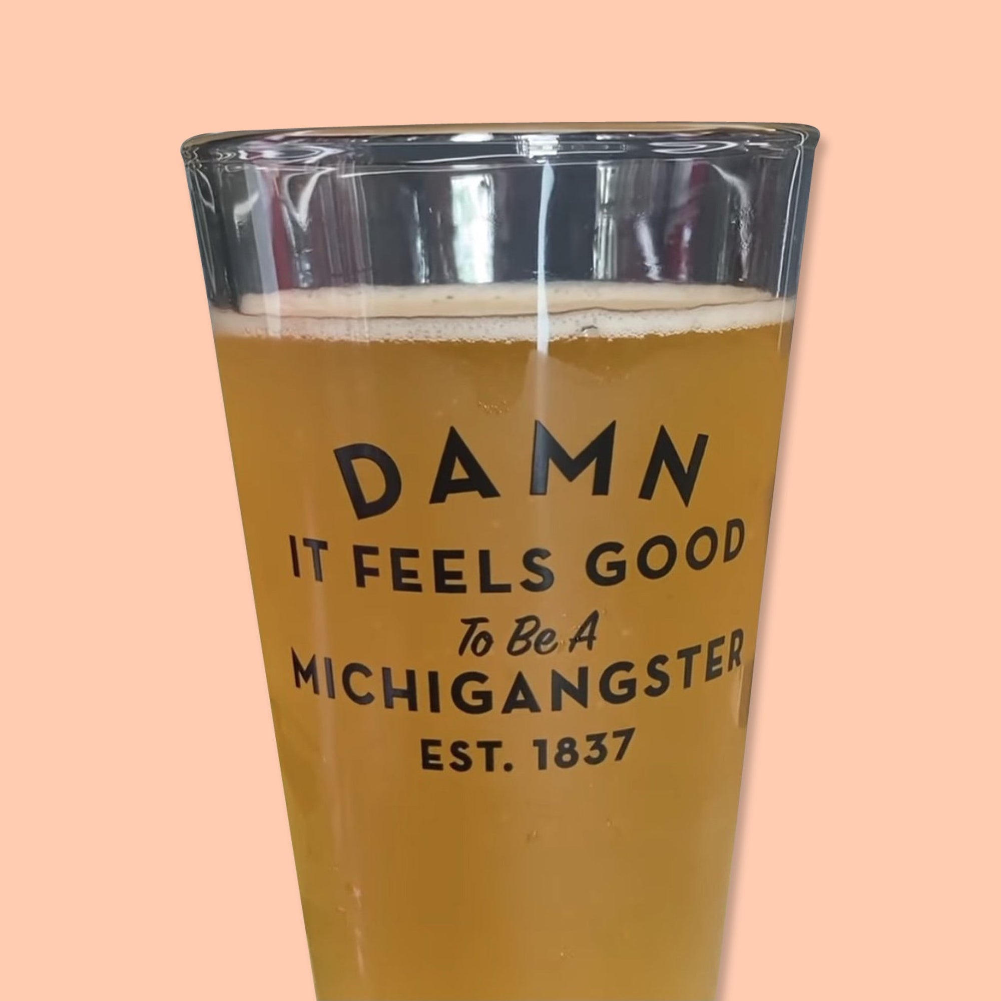 Michigangster Pint Glass