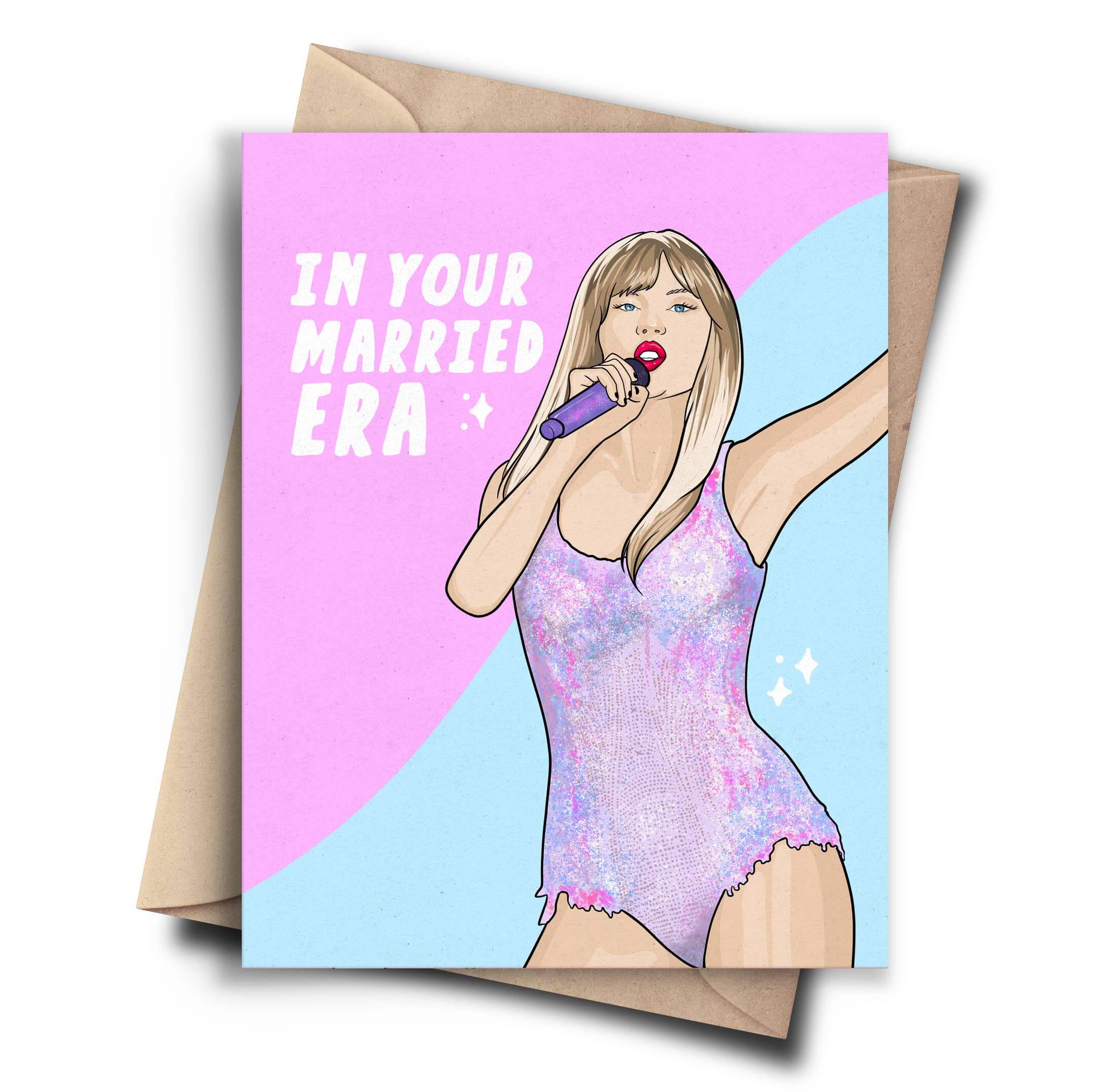 Eras Inspired Married Era TS Wedding Card
