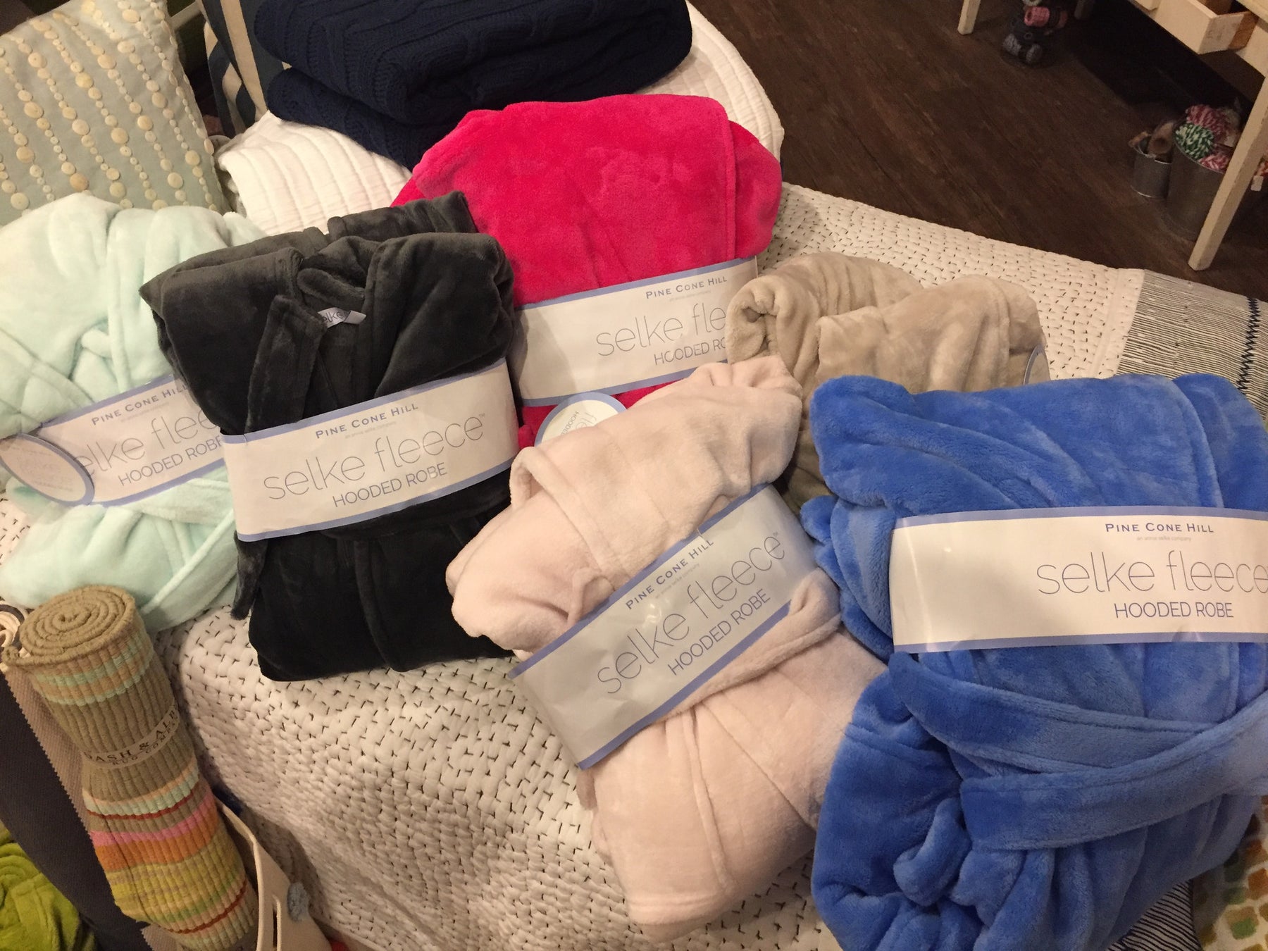 Cozy up with Annie Selke Robes