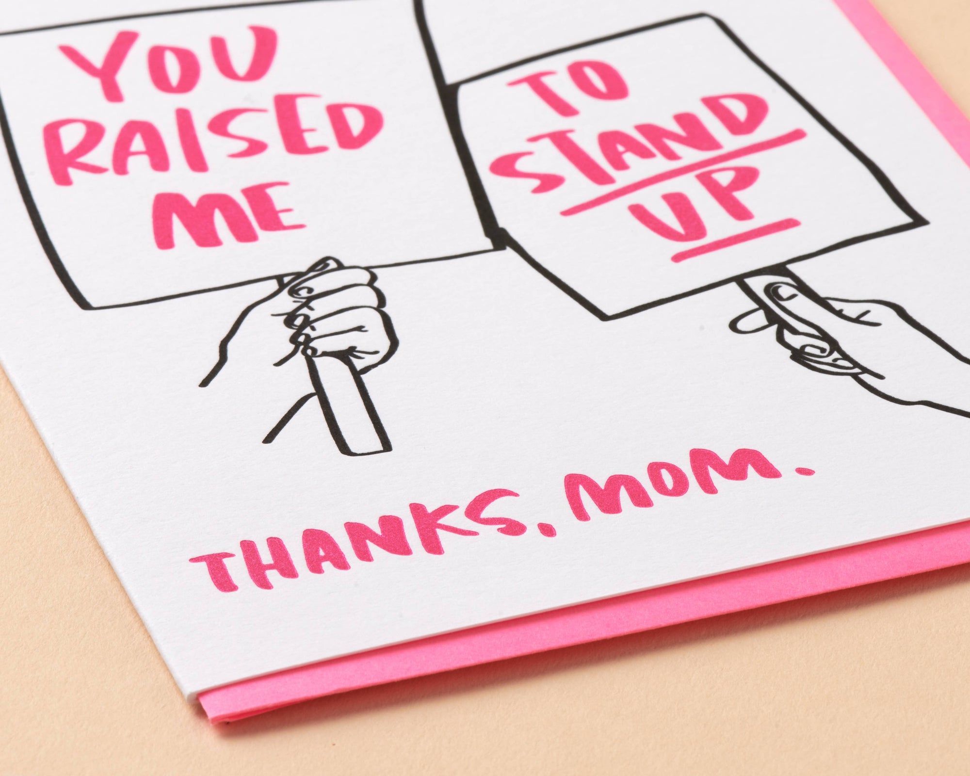 Stand Up (Protest, Politics) Card