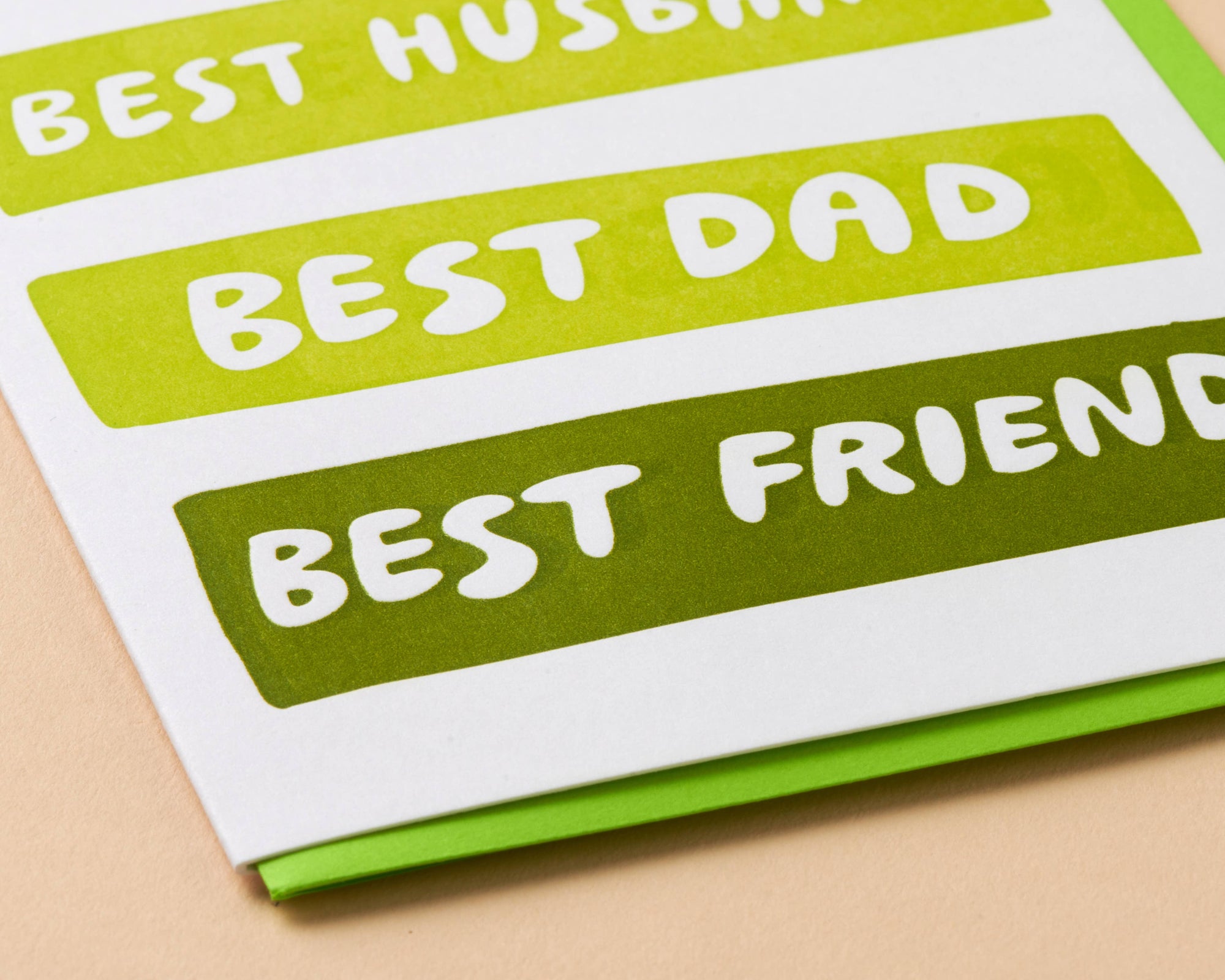 Best Husband/Dad/Friend Father's Day Card