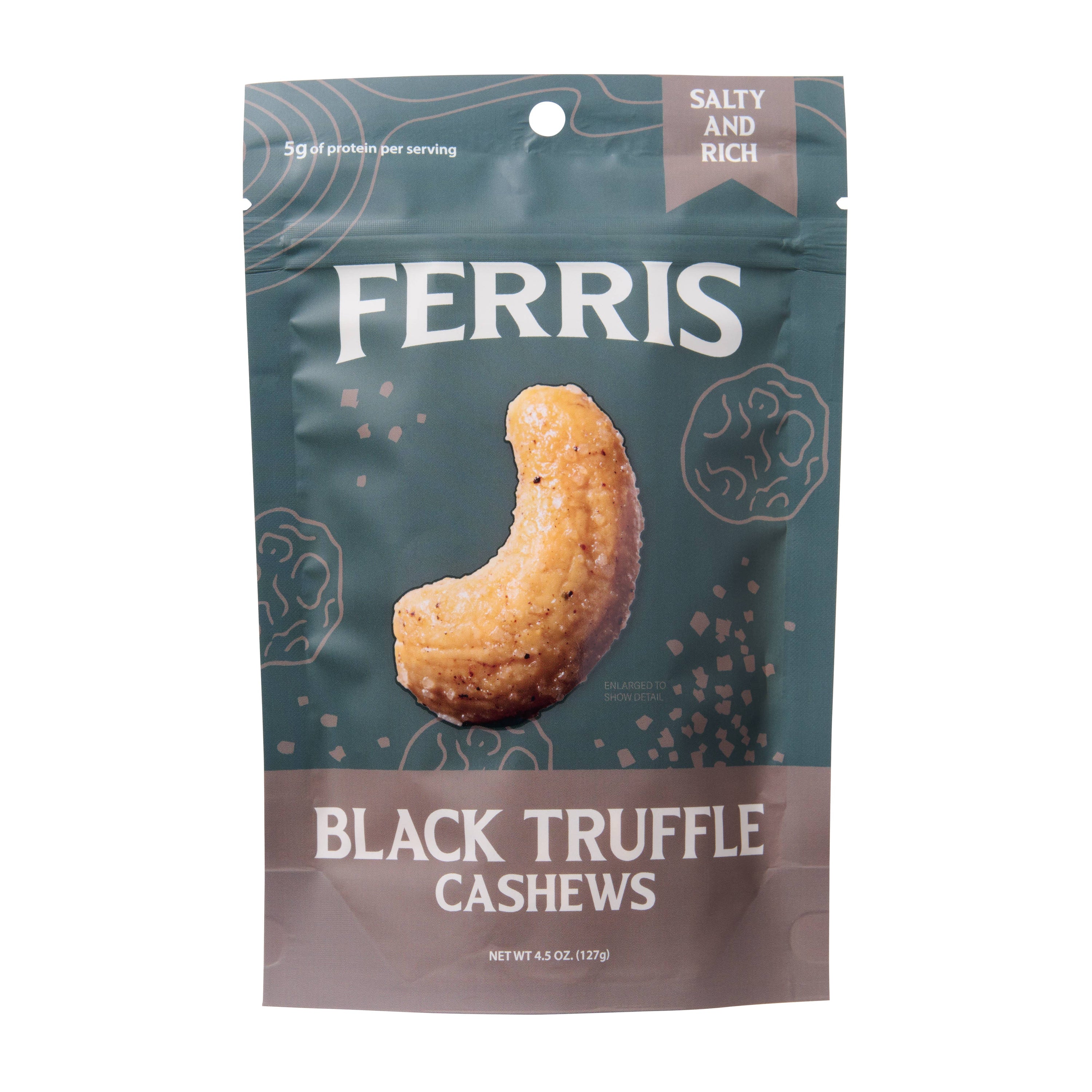 Black Truffle Cashews 4.5 oz.