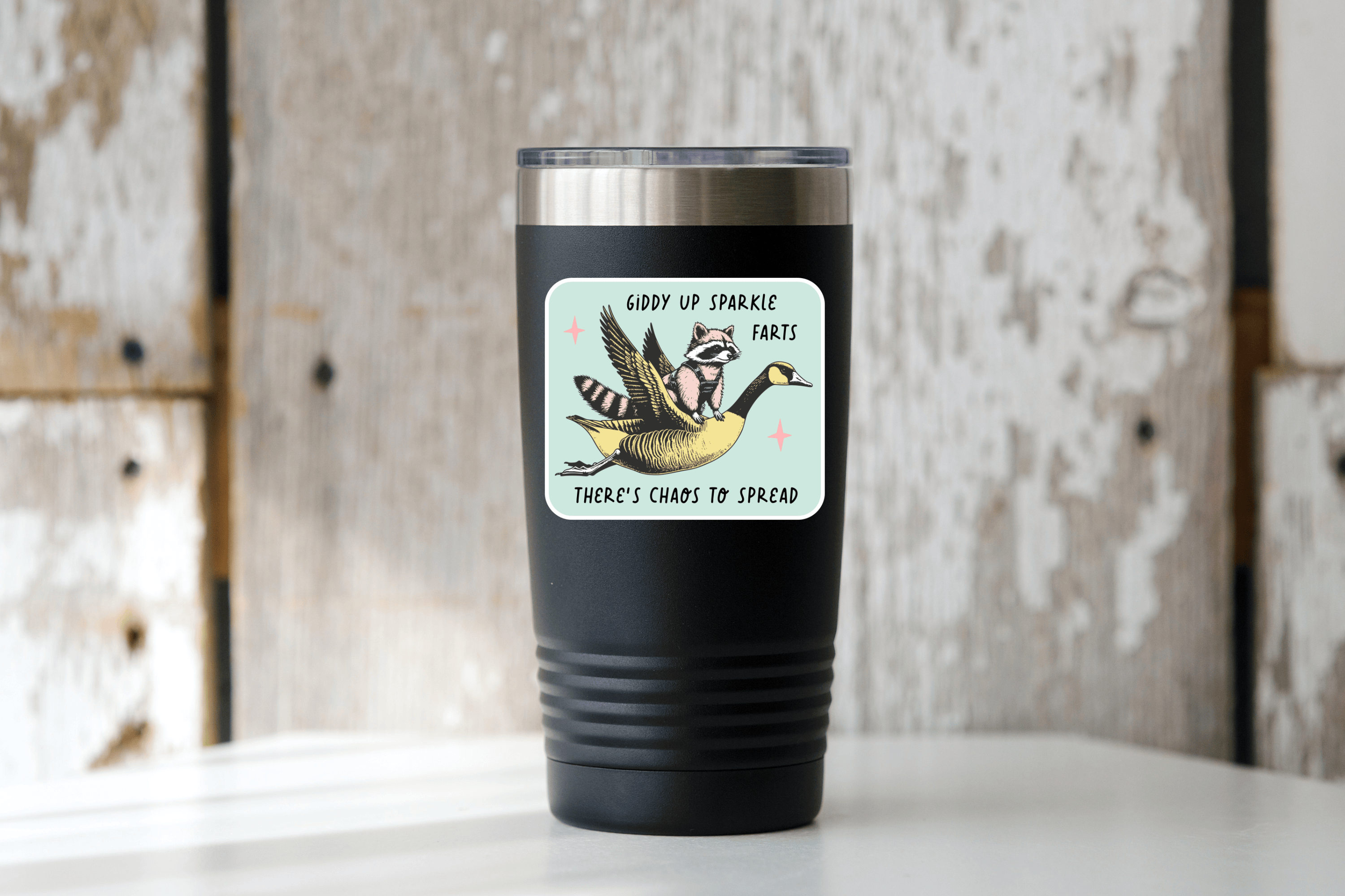 Giddy Up Sparkle Farts Sticker