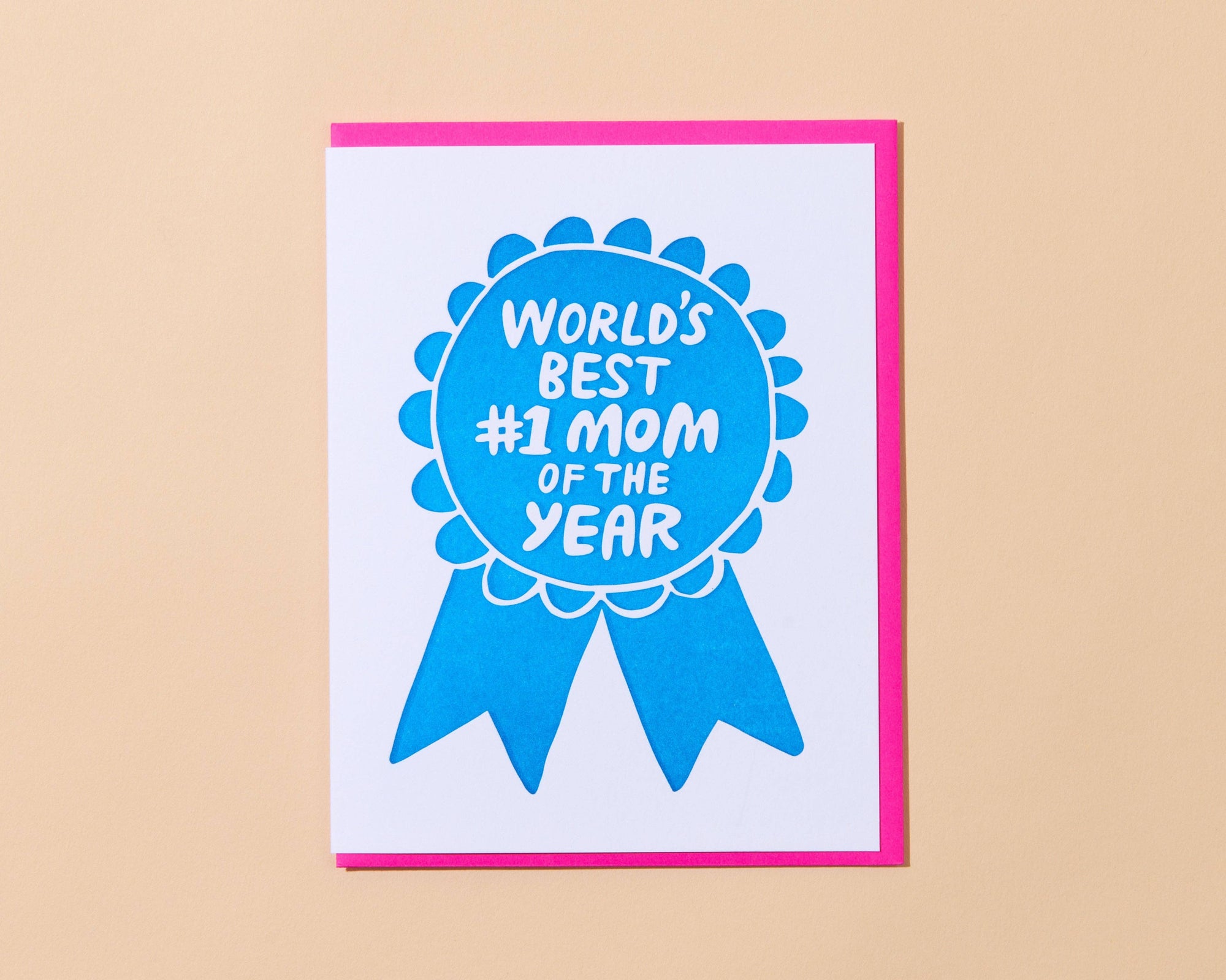 Mom Ribbon (Award, Sweet) Card