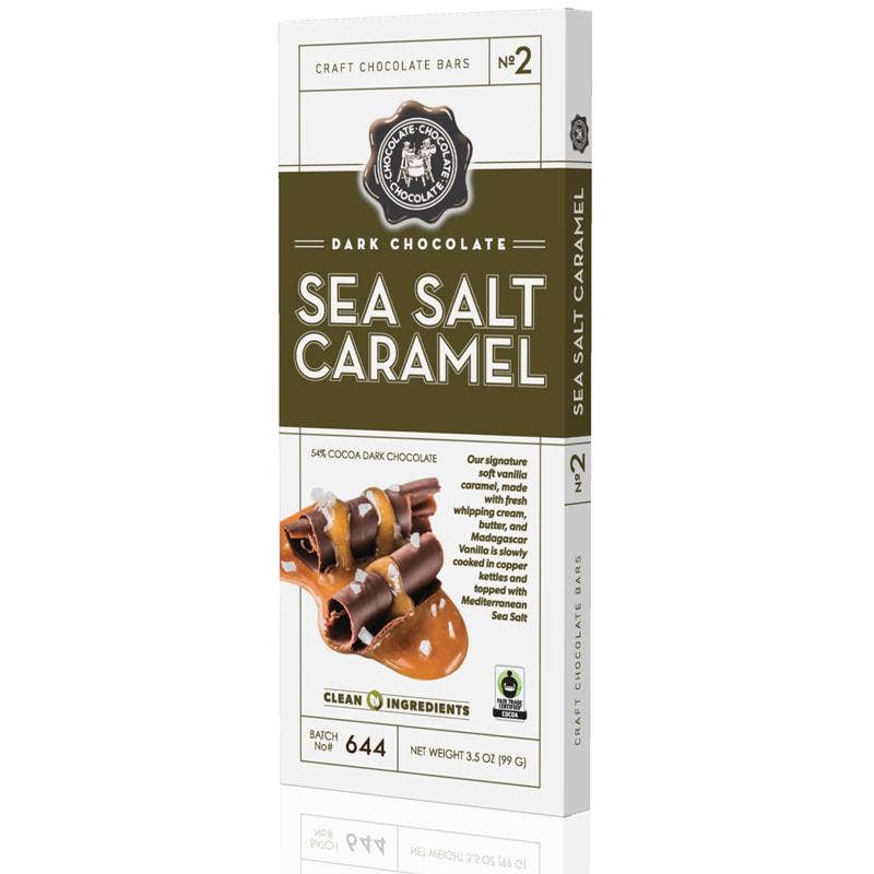 NO 2 - Dark Sea Salt Caramel Bar 3.5 OZ