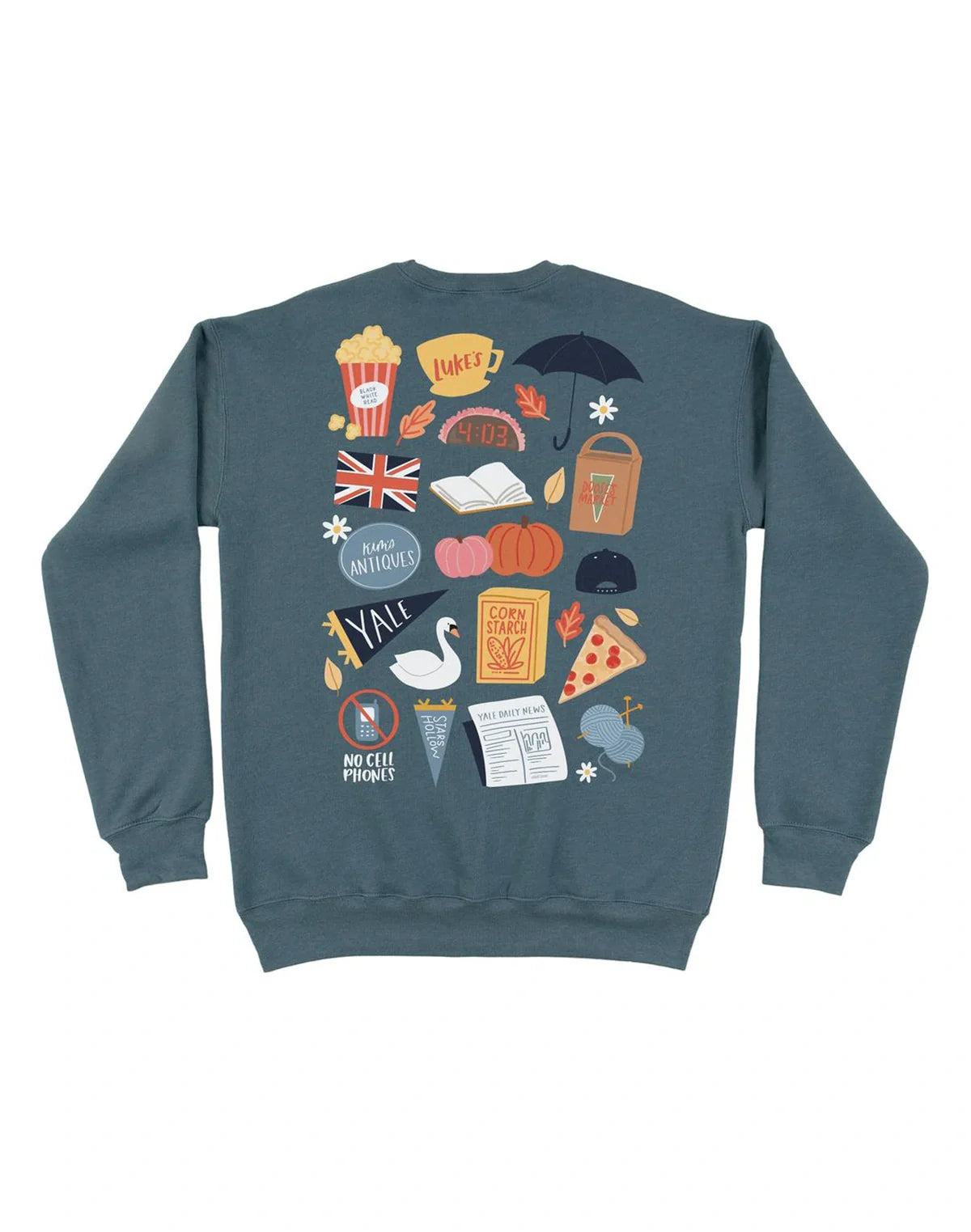 GG Inspired Stars Hollow Fall Icons Sweatshirt