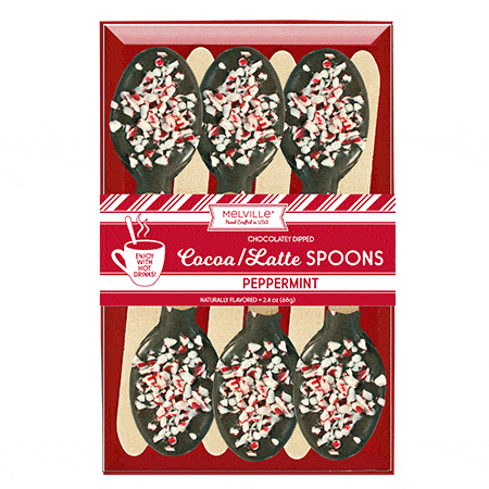 Peppermint Dark Chocolate Spoons