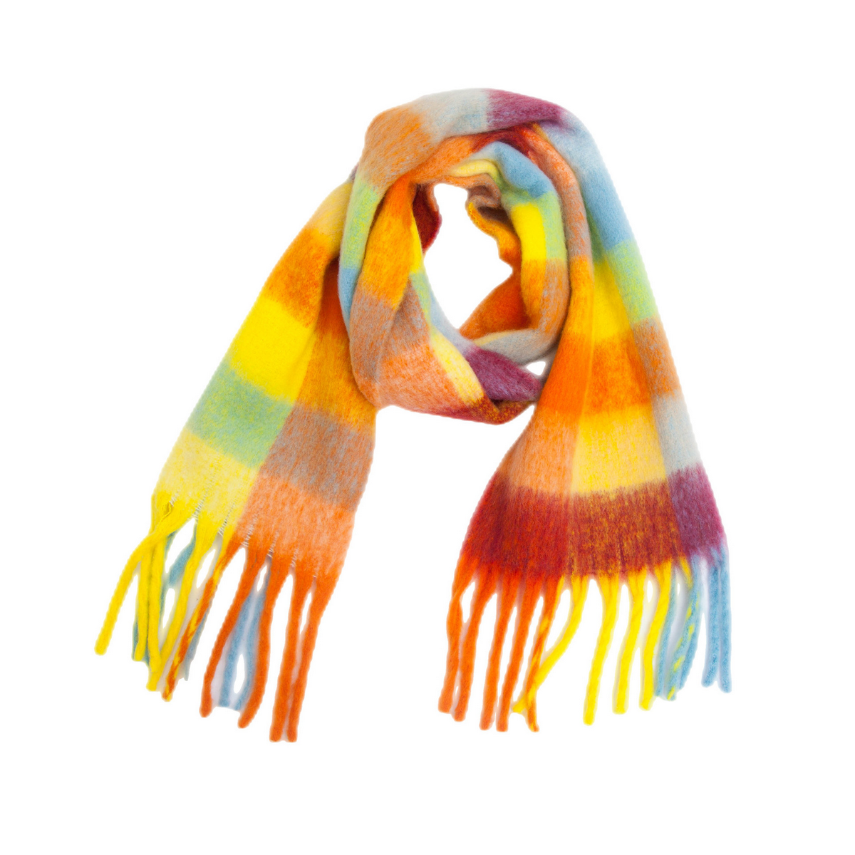 Primary Bright Blanket Scarf