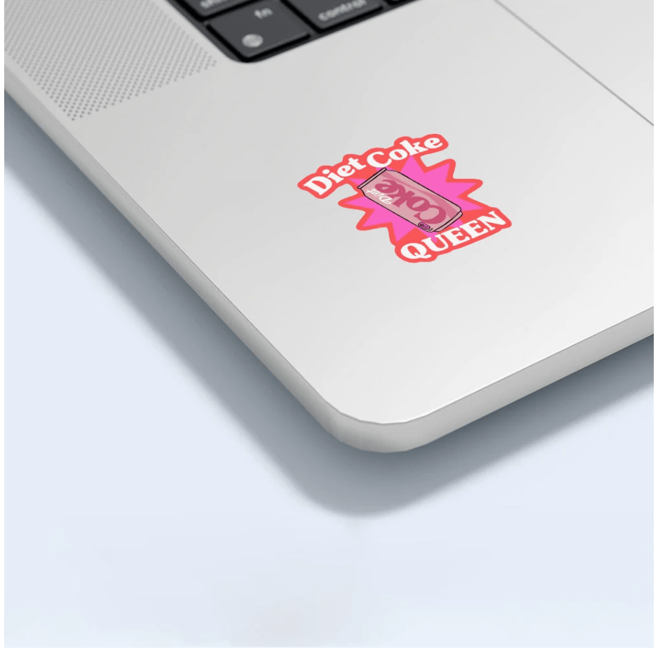 Diet Coke Queen Sticker – Perfect for Diet Coke Lovers