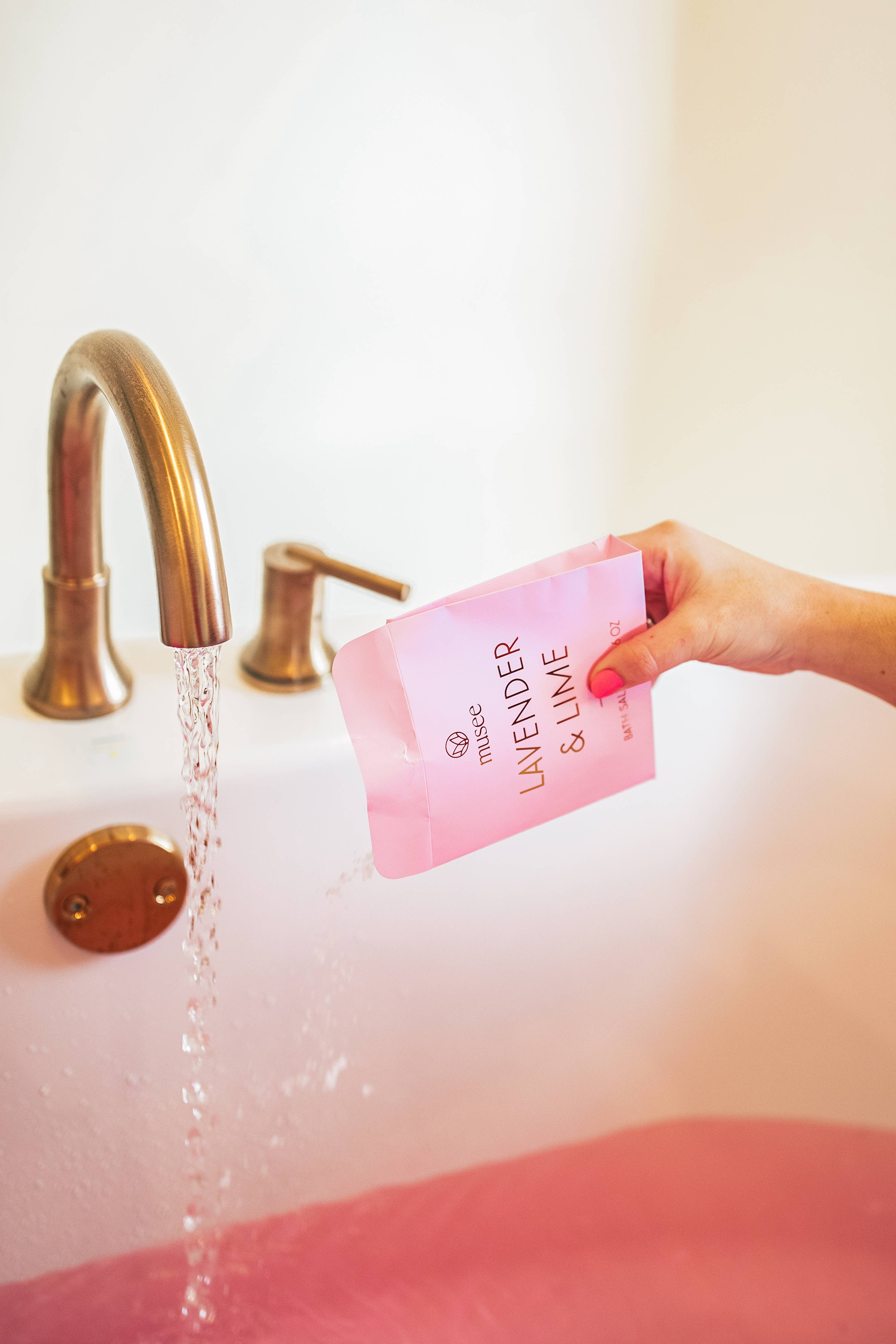 Lavender & Lime Mini Bath Salt Soak