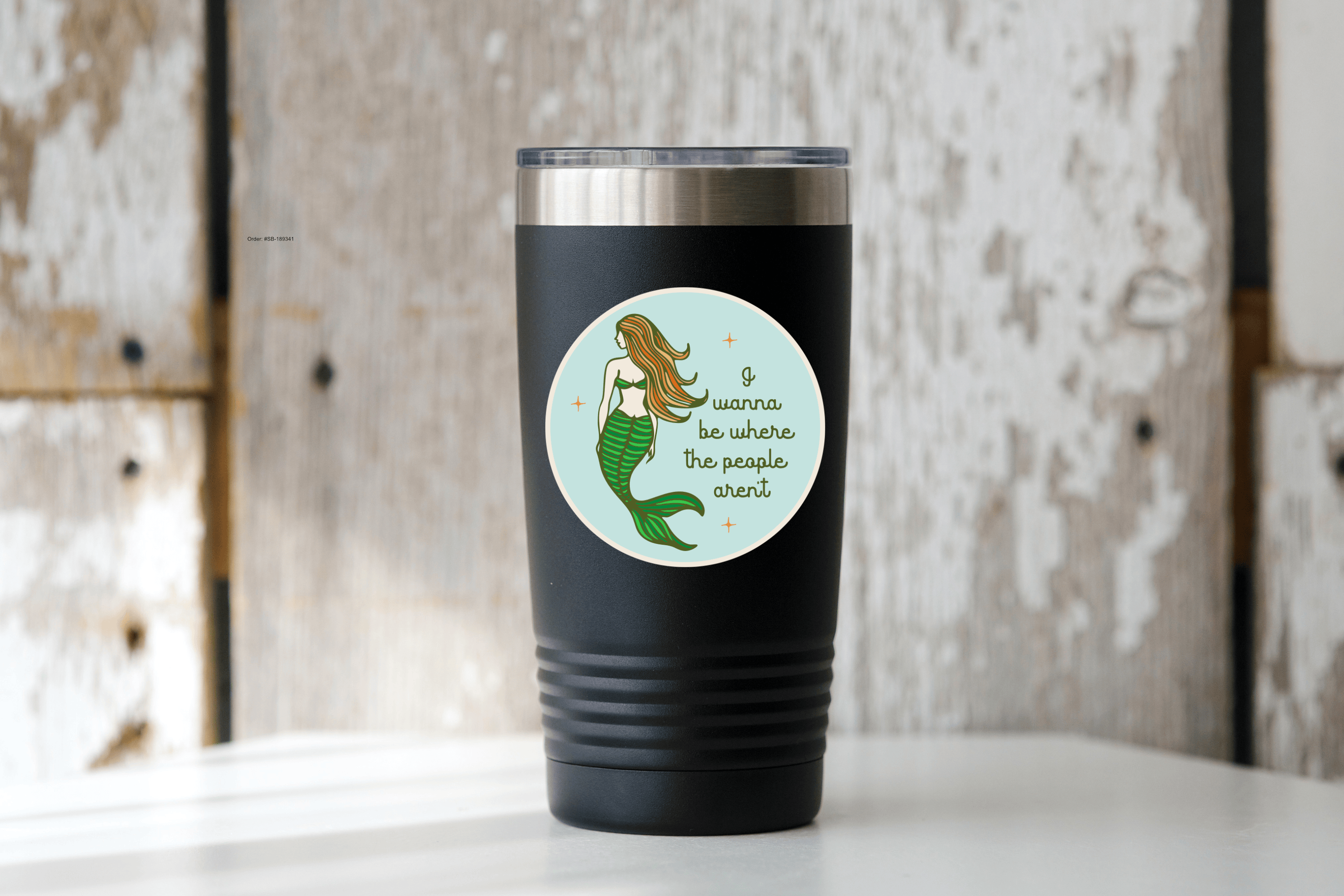 I Wanna Be Where the People Aren't Sticker - introvert, cute