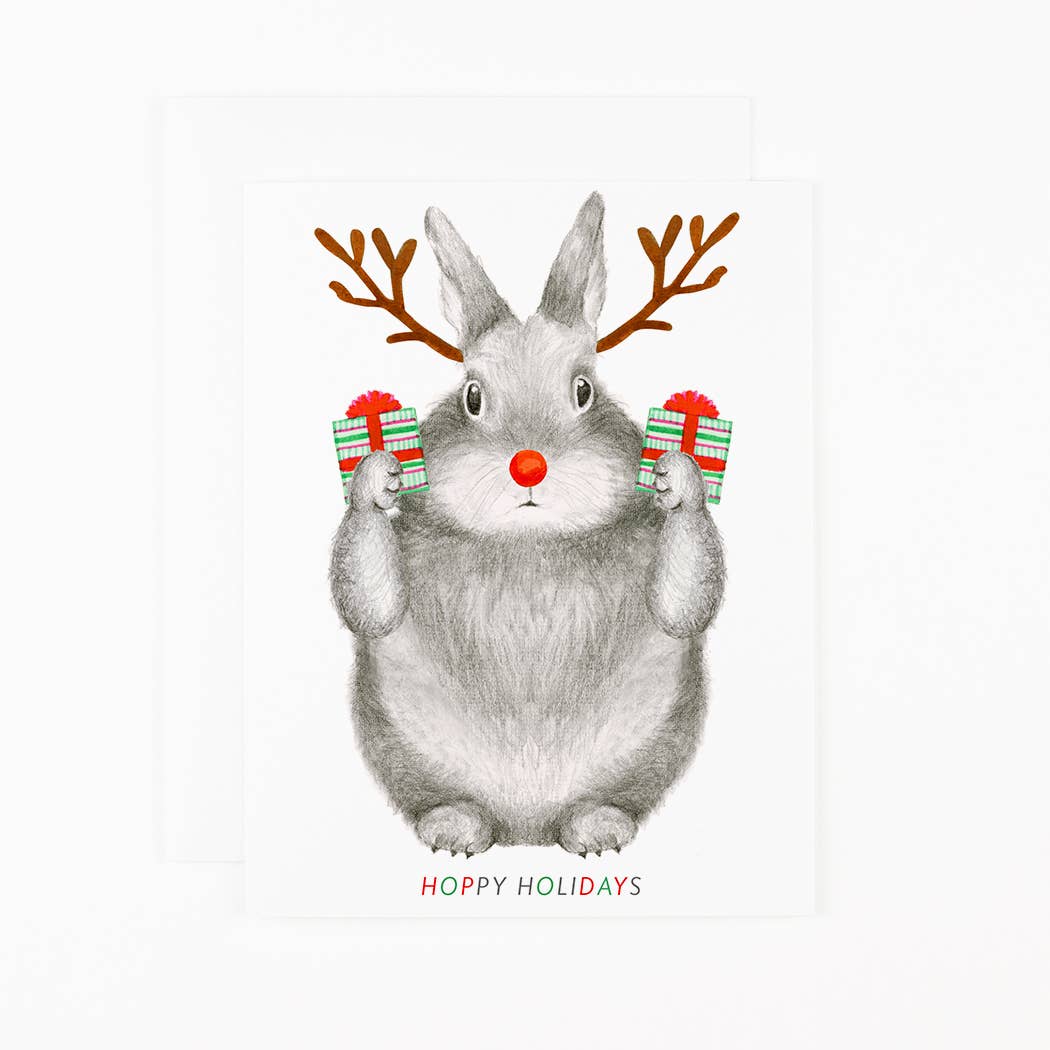 Reindeer Bunny Notecard Set of 6