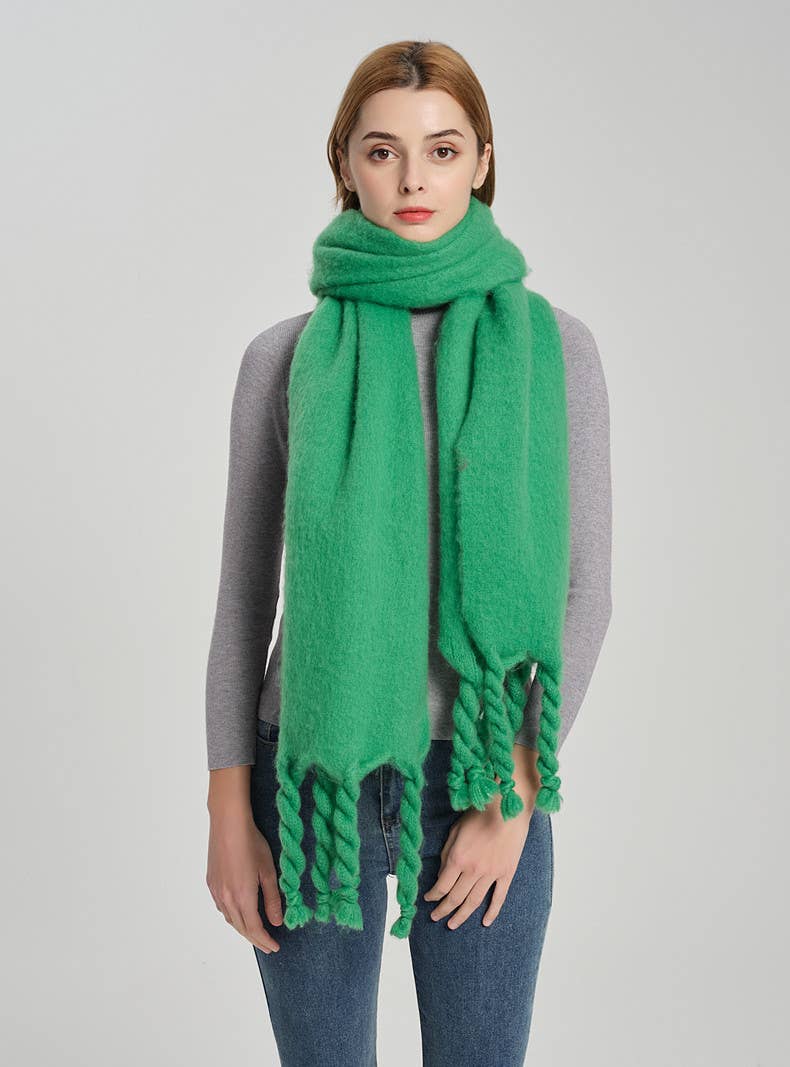 Light Pink Blanket Scarf