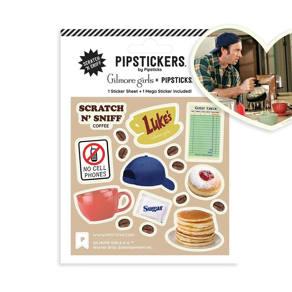 Gilmore Girls Coffee at Lukes Scratch N Sniff Stickers