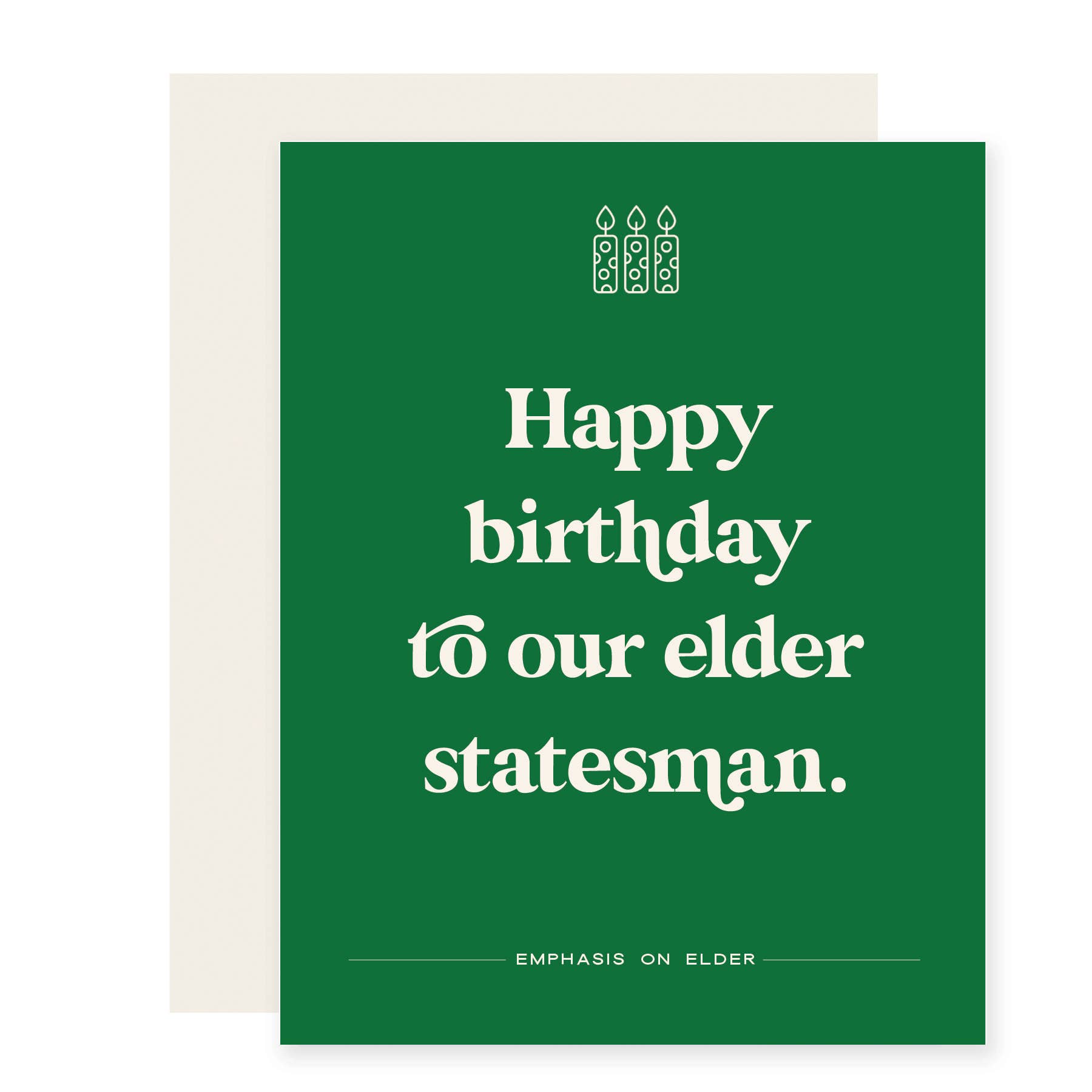 Elder Statesman | Funny Birthday Card