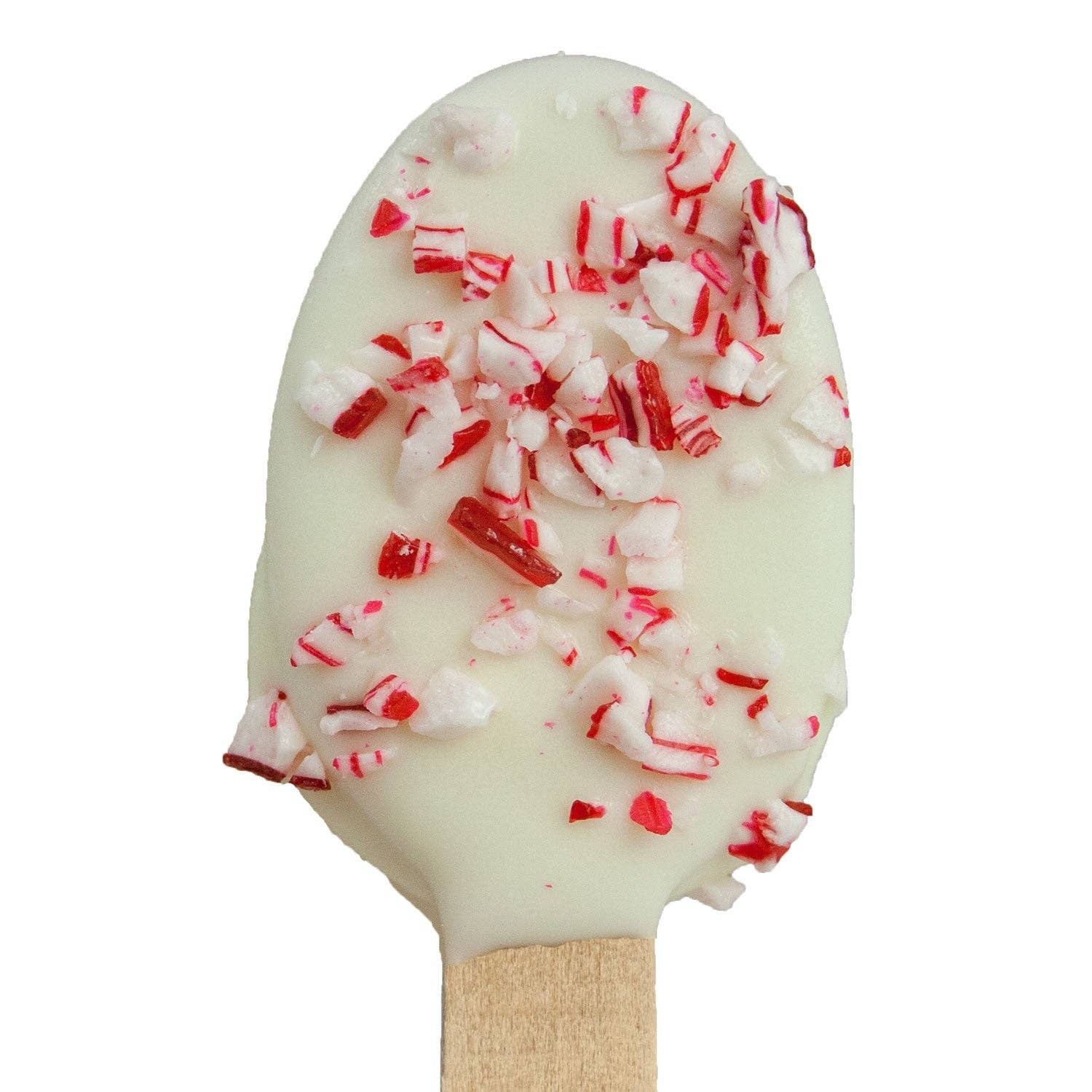 Peppermint White Chocolate-Dipped Spoons