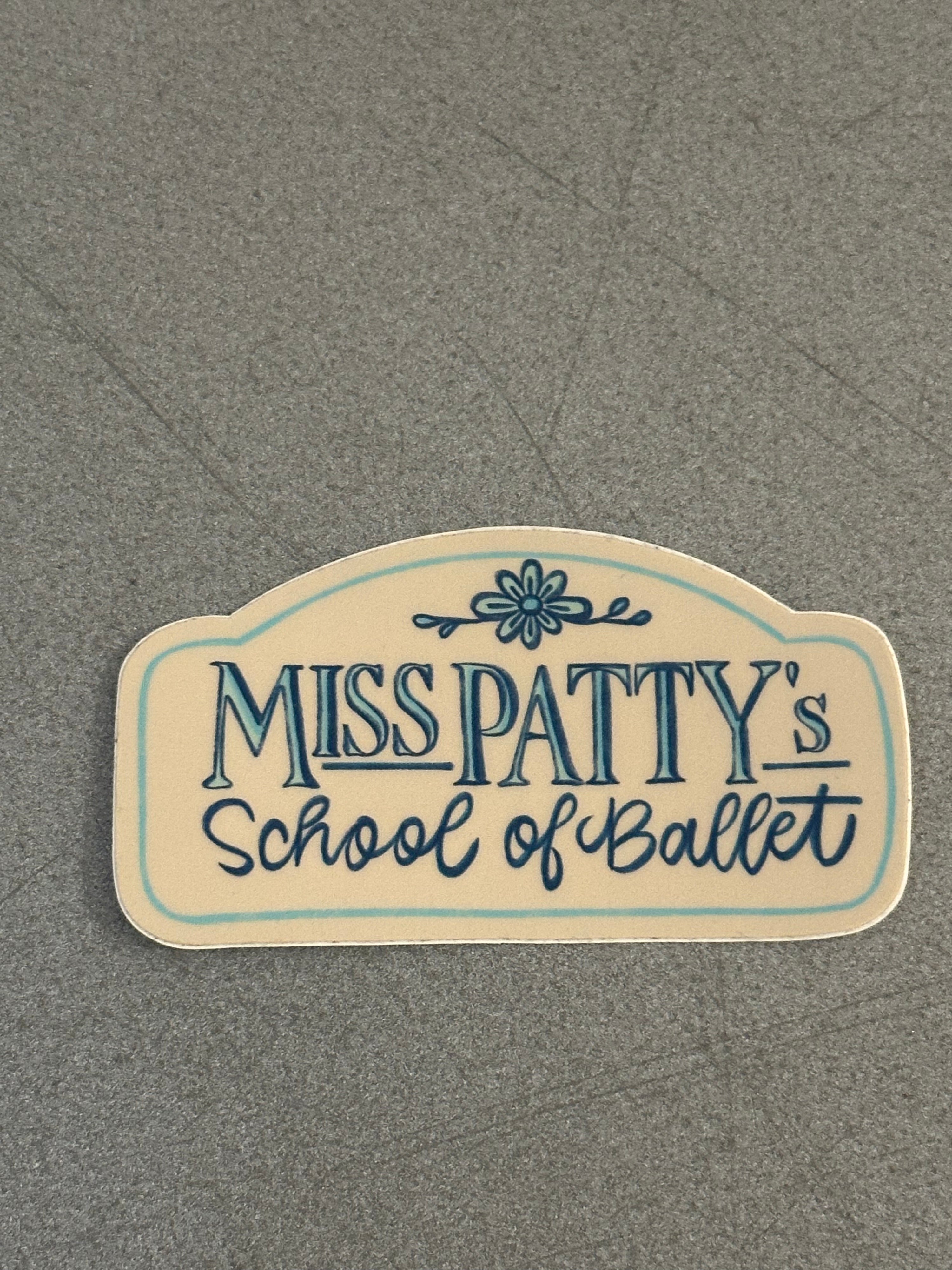 GG Inspired Miss Patty's Logo Sticker