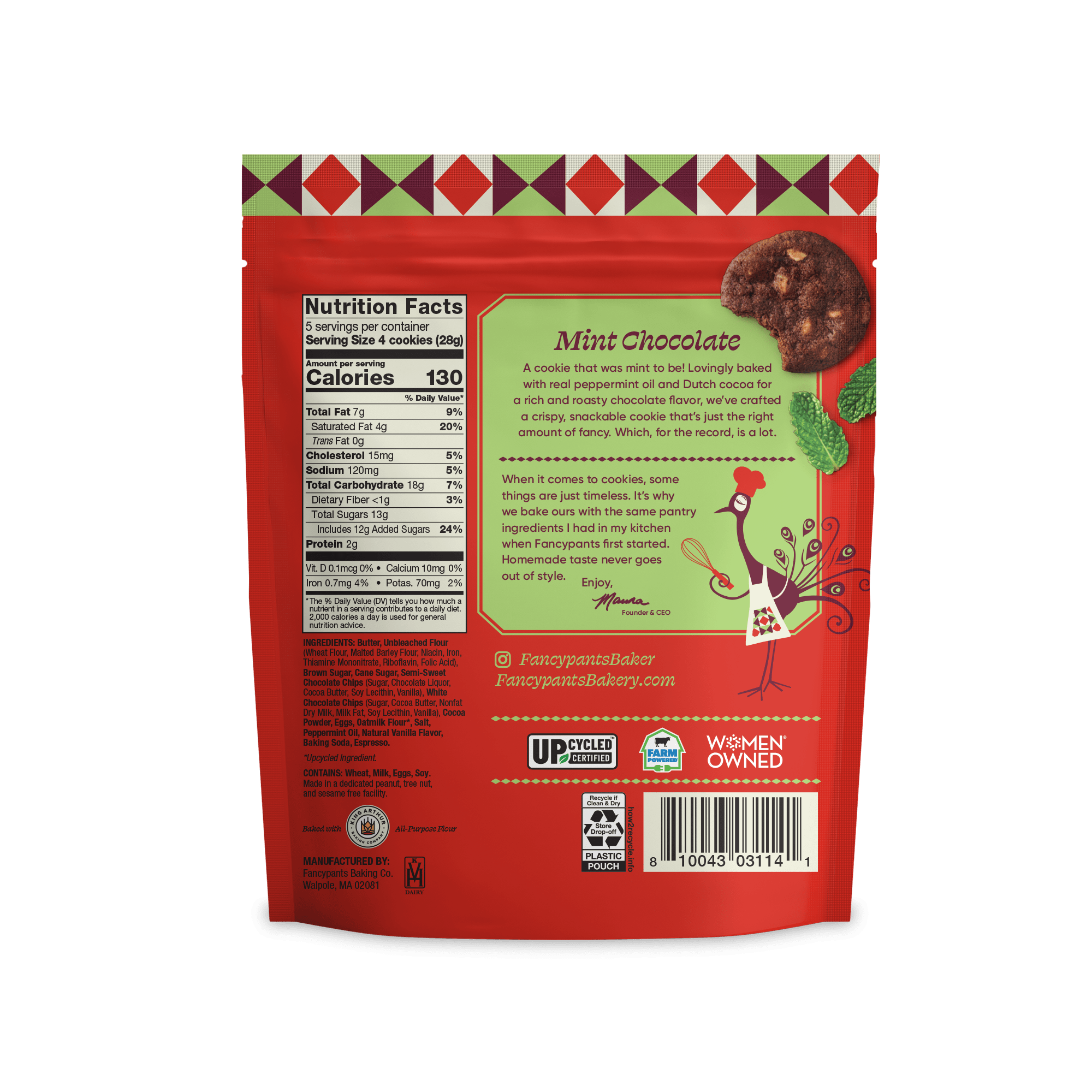 Mint Chocolate Cookies