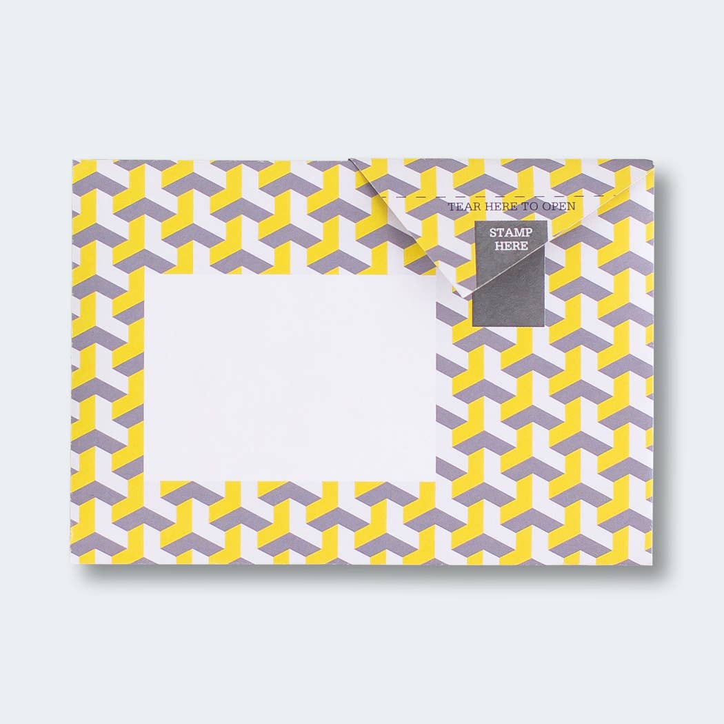 Urban Pigeon Colorful Folding Letter Pack, Pack of 6