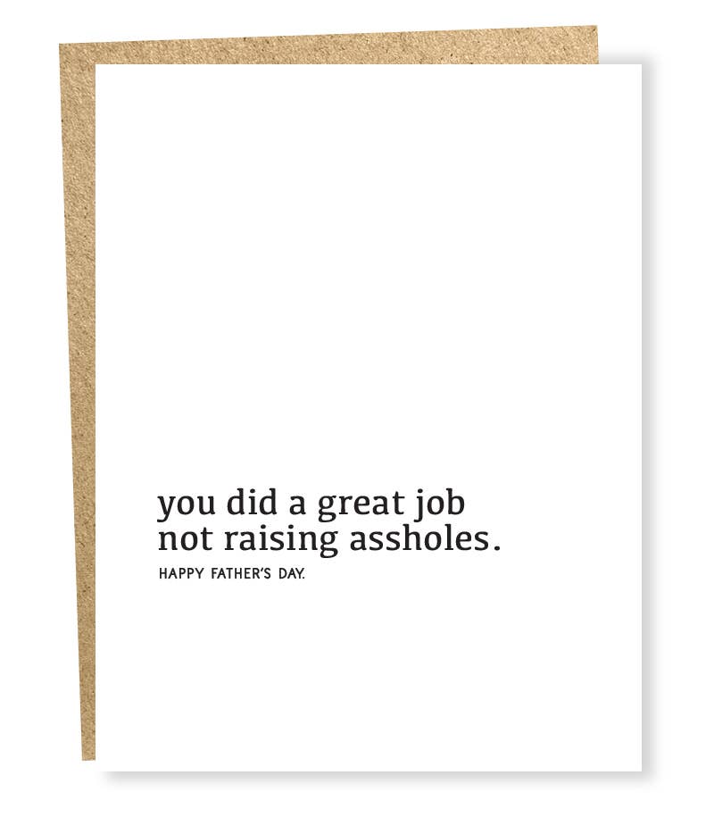 #974: Great Job (father) Card