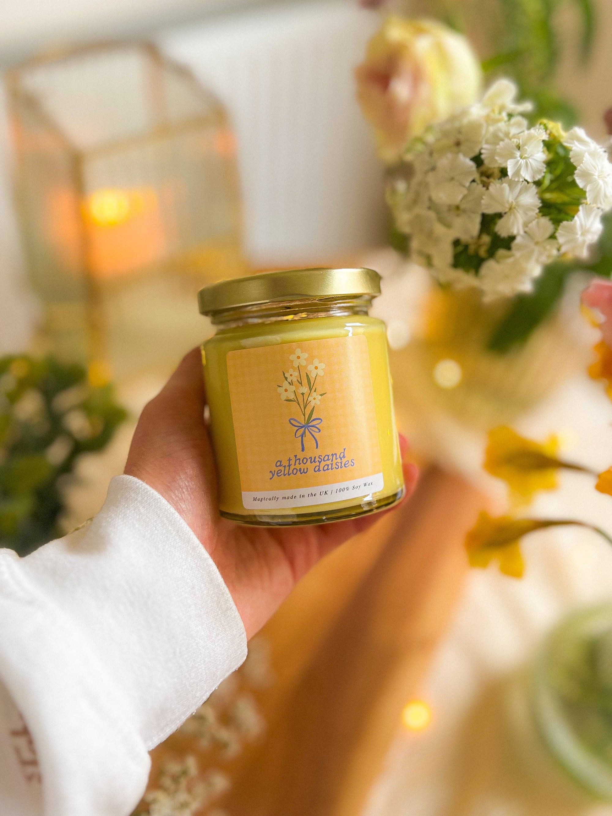 Thousand Yellow Daisies Gilmore Candle