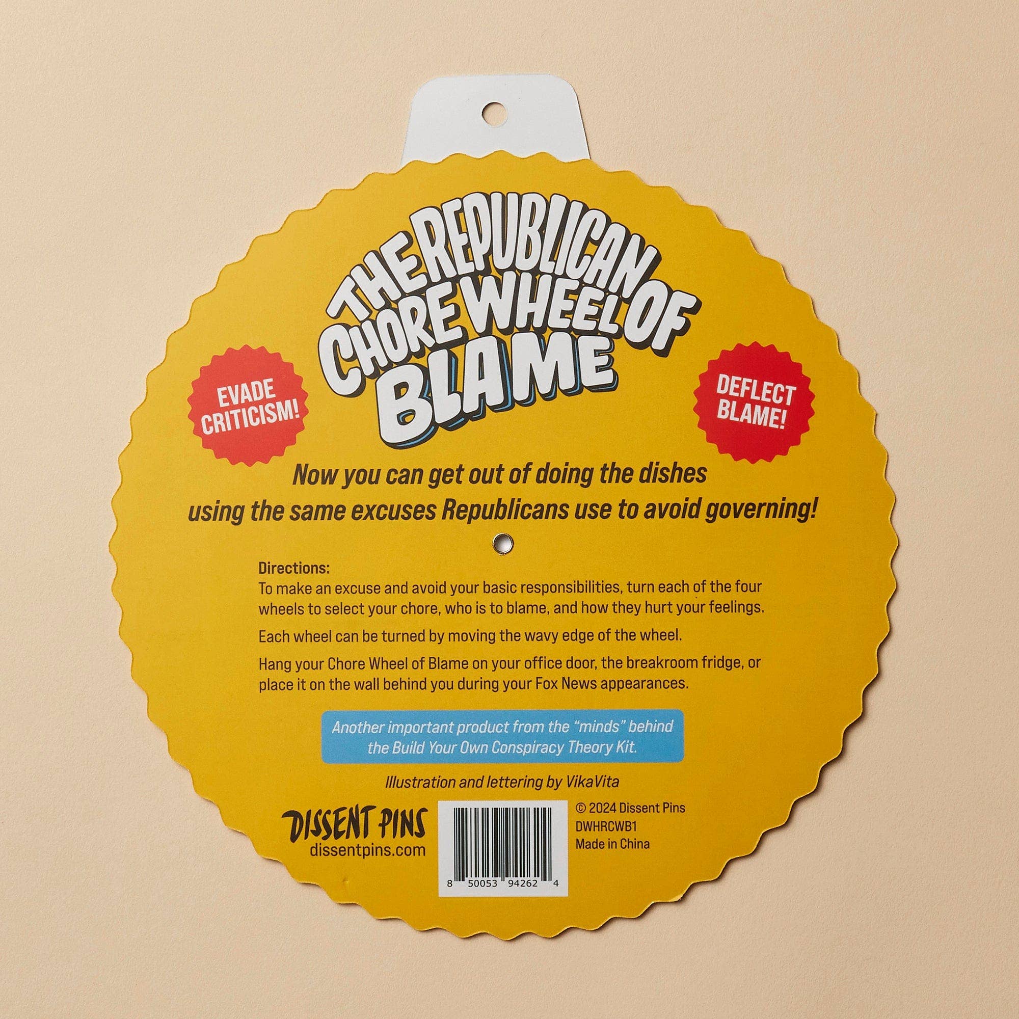 The Republican Chore Wheel of Blame