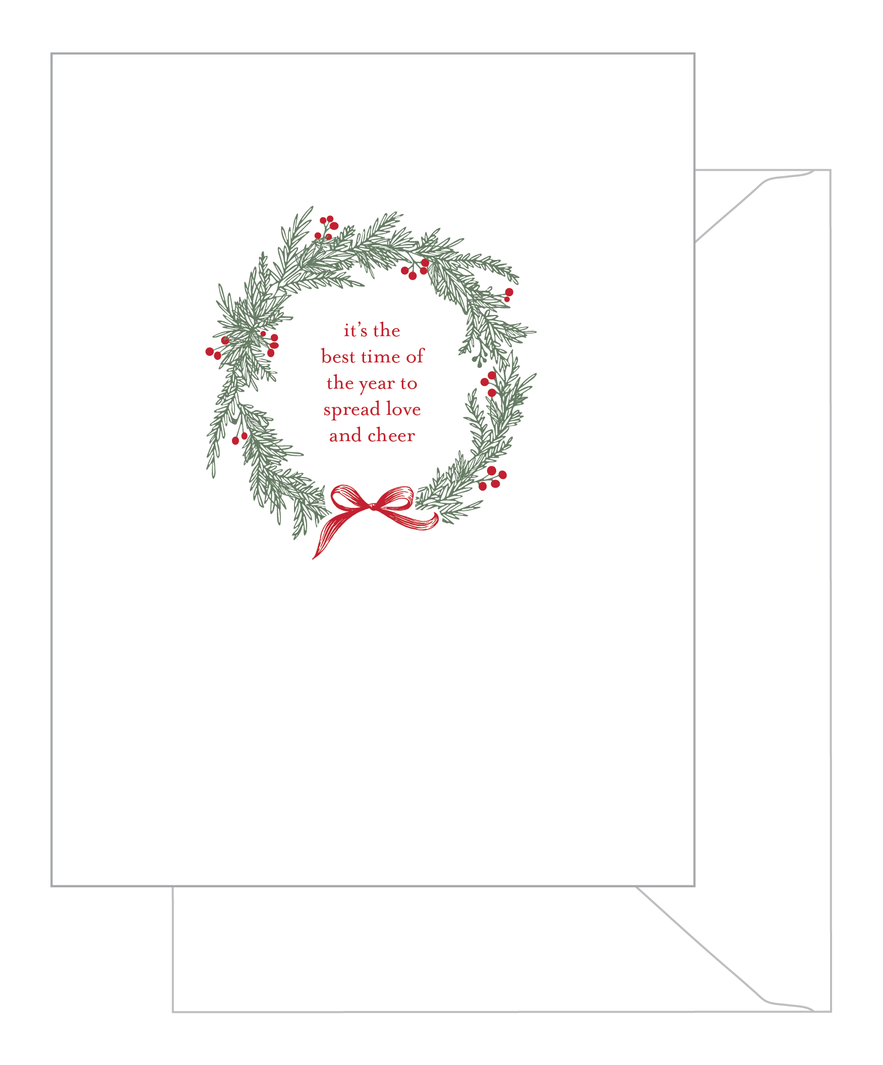 Christmas Wreath Card