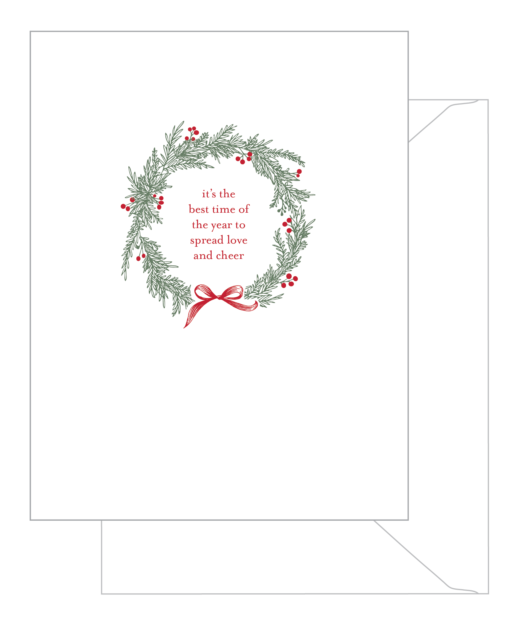 Christmas Wreath Card