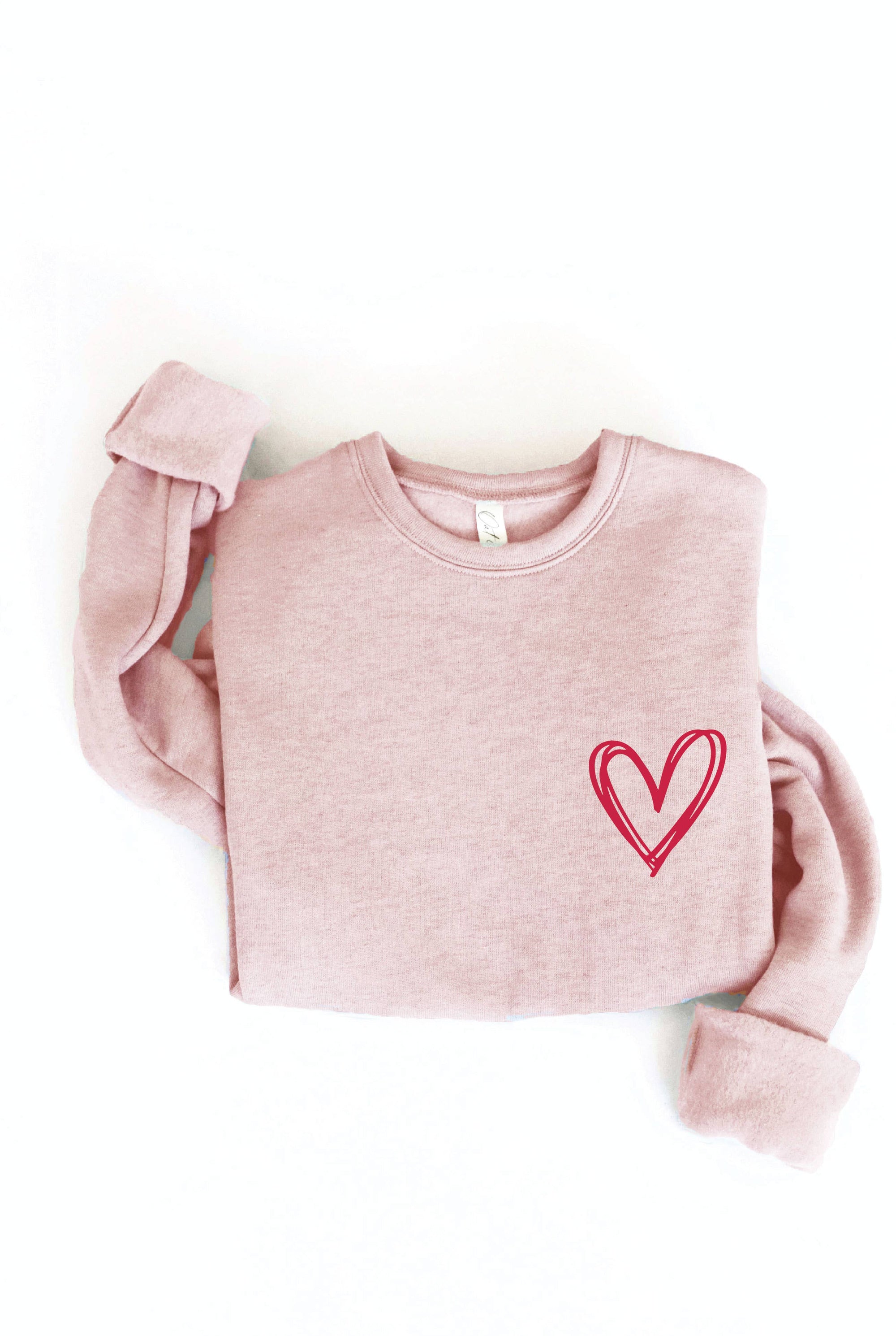 HEART Rose Graphic Sweatshirt