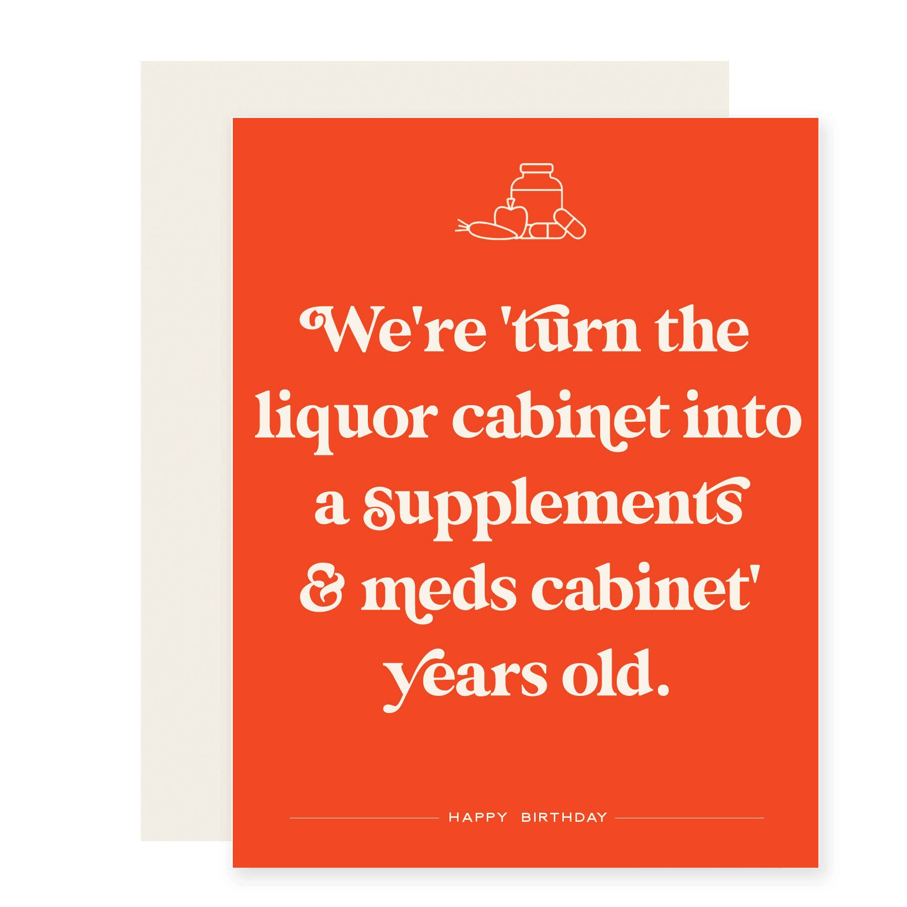 Supplements Cabinet | Birthday Card