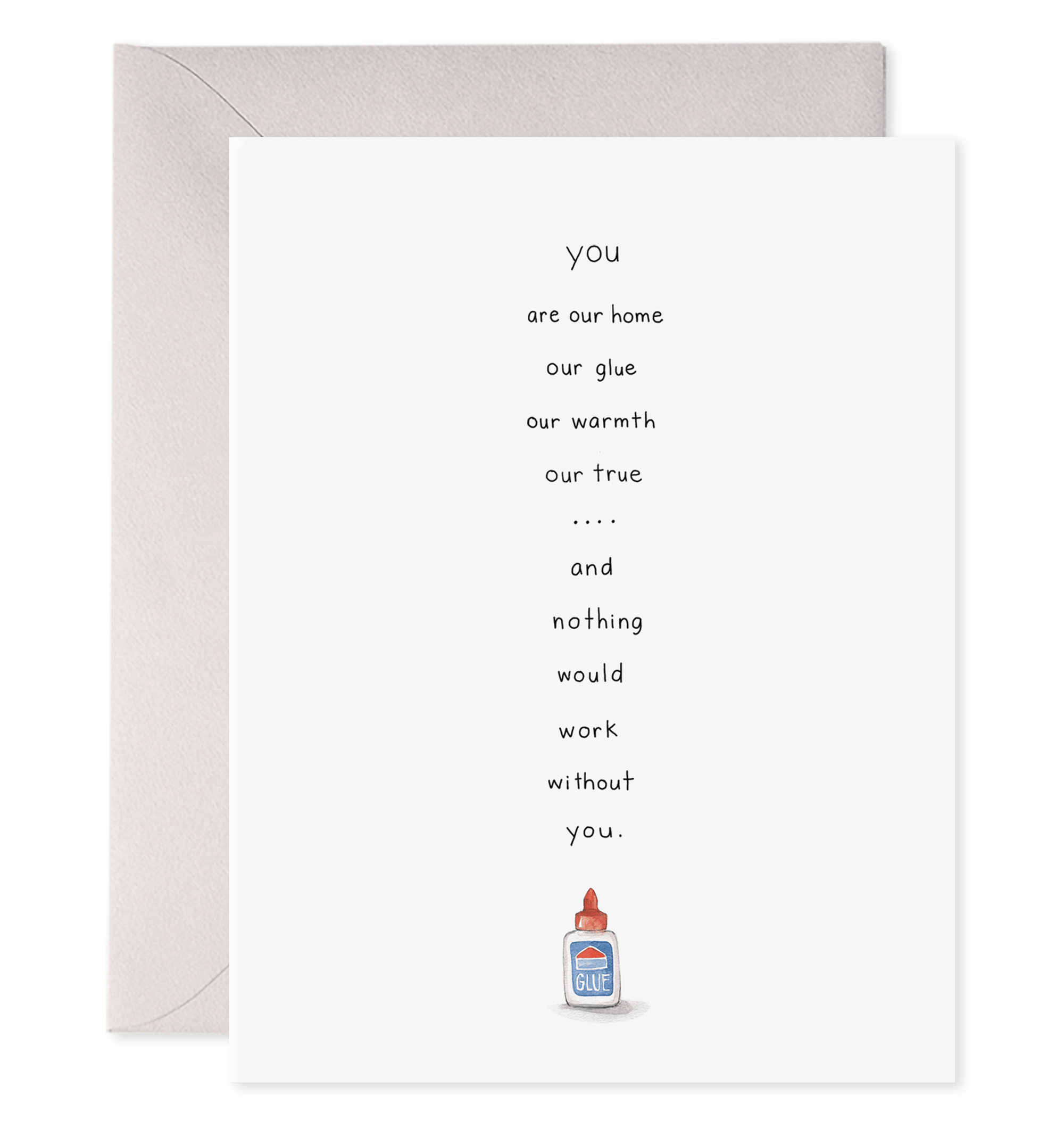 Glue Mother's Day Card