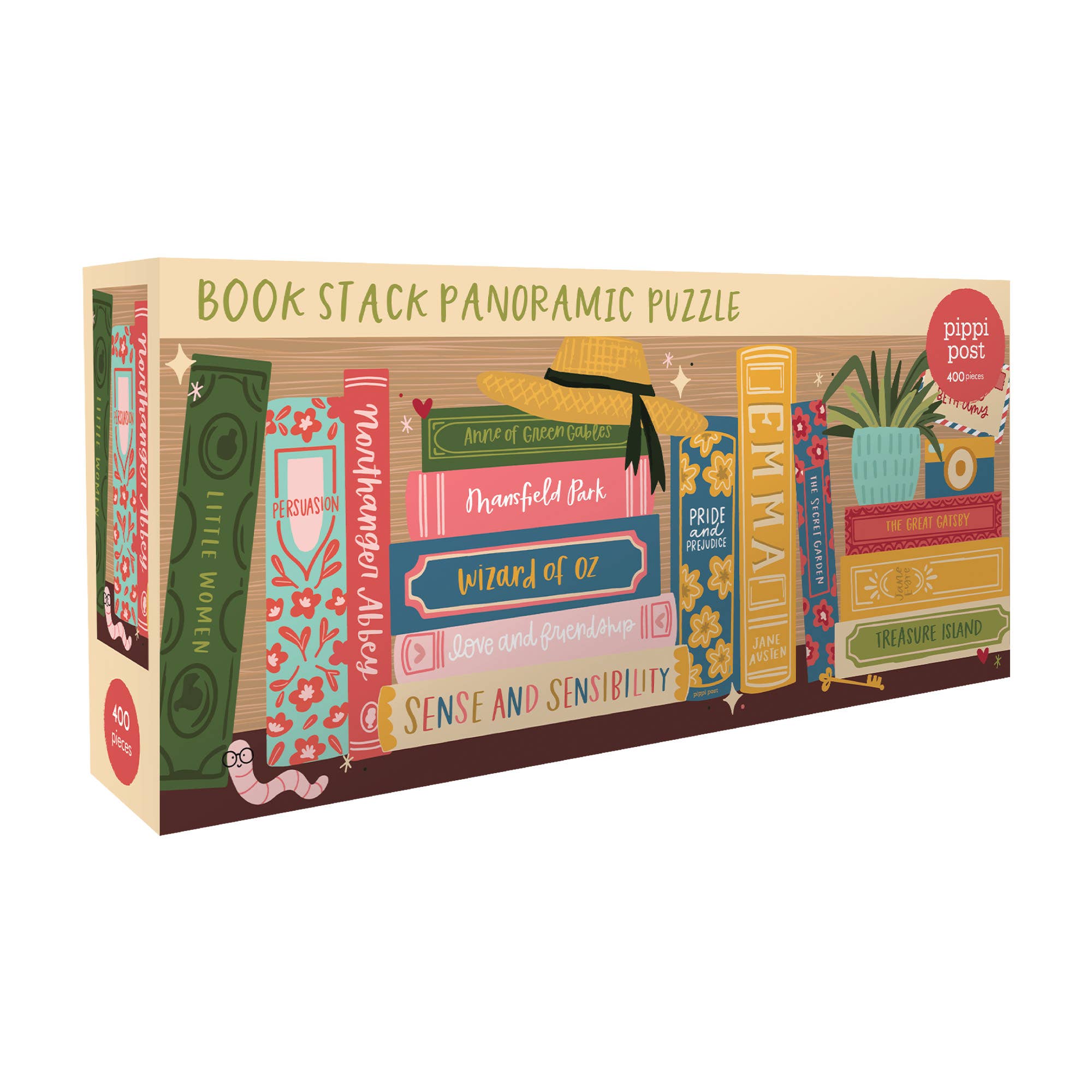 Classics Bookshelf 400 Piece Panoramic Jigsaw Puzzle