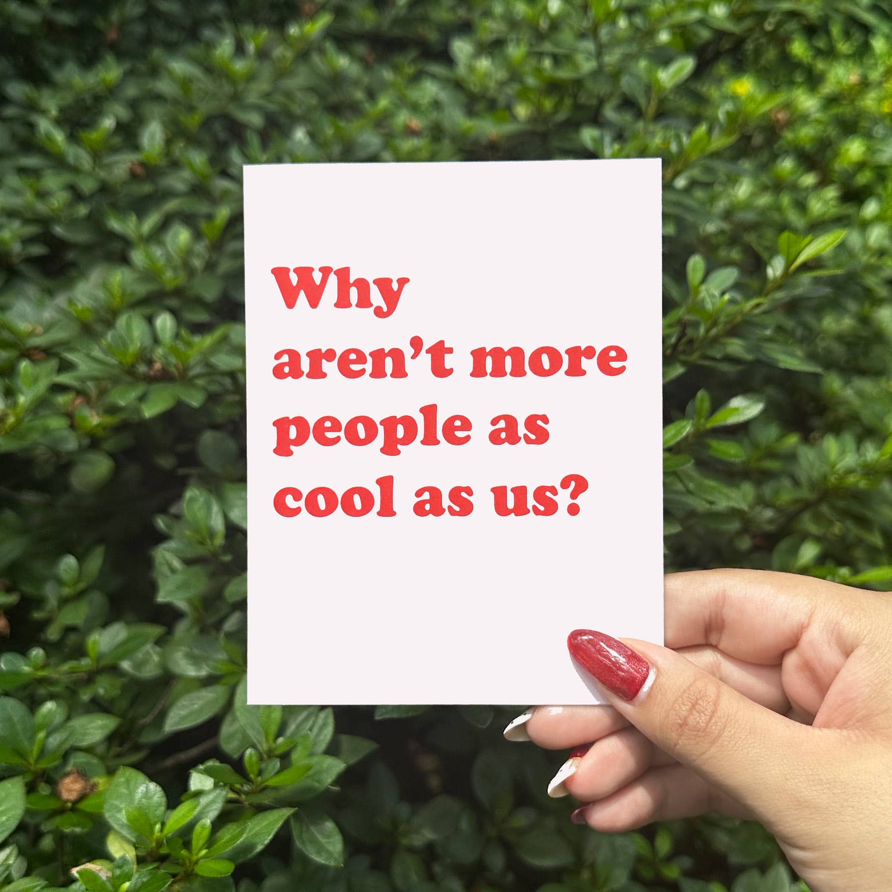 Cool As Us Card