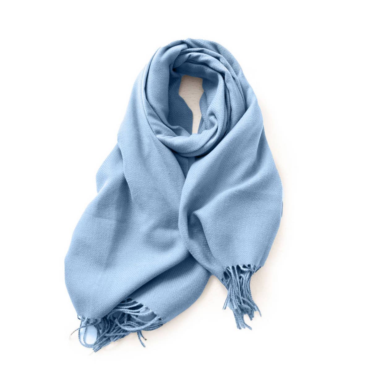 Mint Soft Faux Cashmere with Tassels