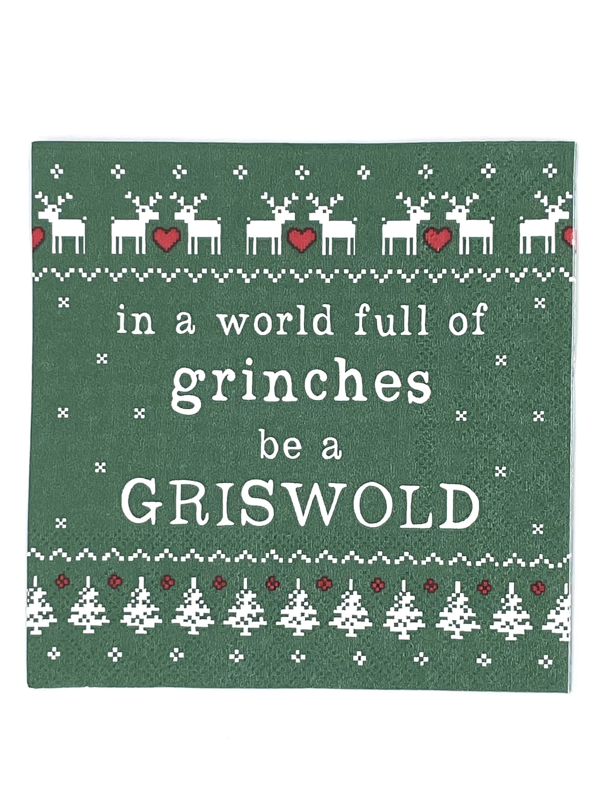 Be a Griswold Christmas Cocktail Napkins