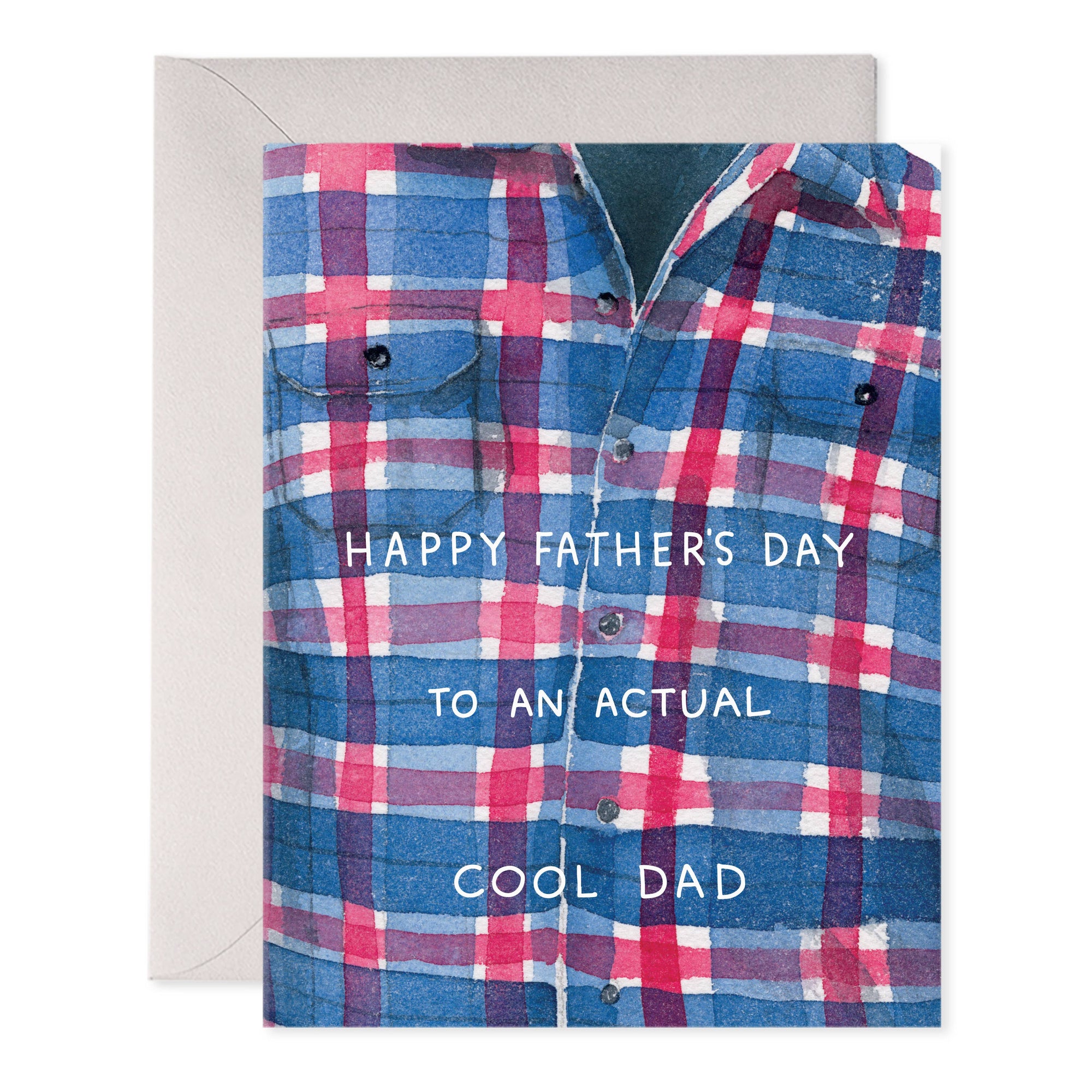 Plaid Dad Father's Day Card