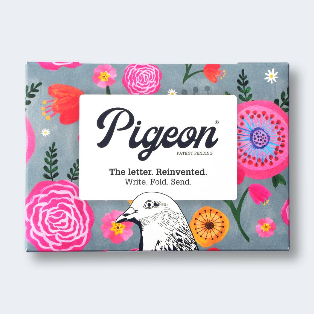 Wildflower Pigeon Artisan Letter Pack - pack of 6 letters