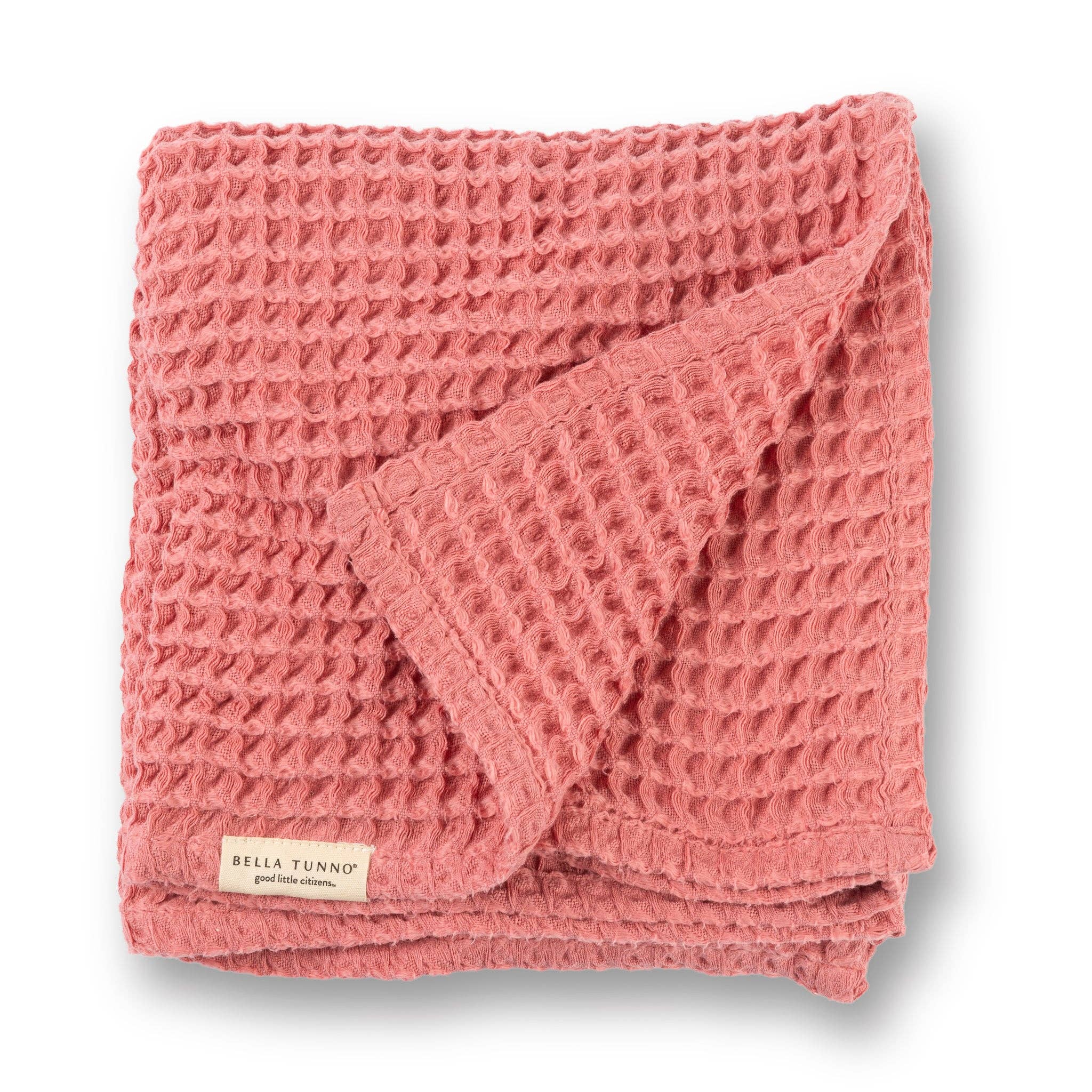 Waffle Baby Blanket Watermelon - Pink