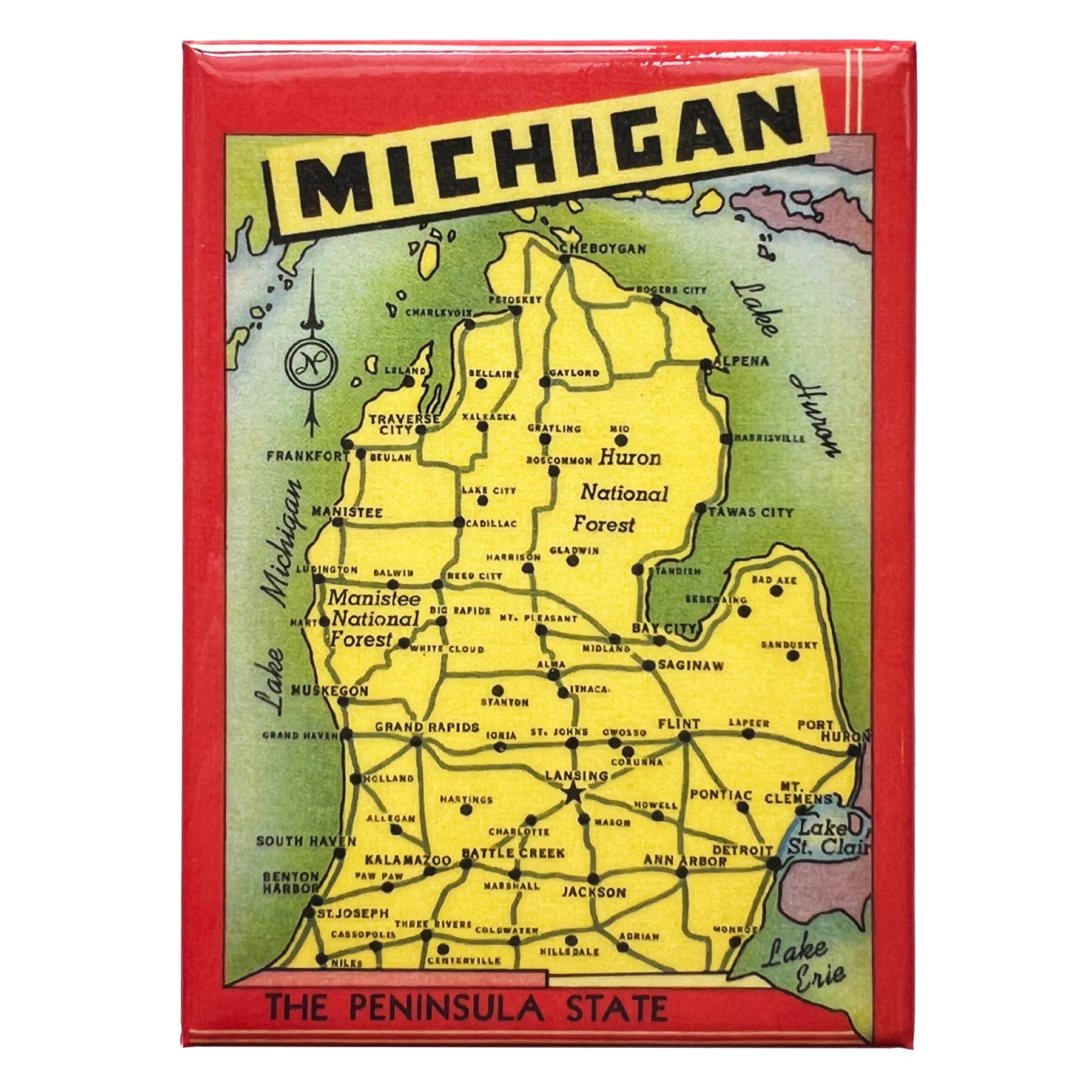 Michigan #1 Rectangle Magnet