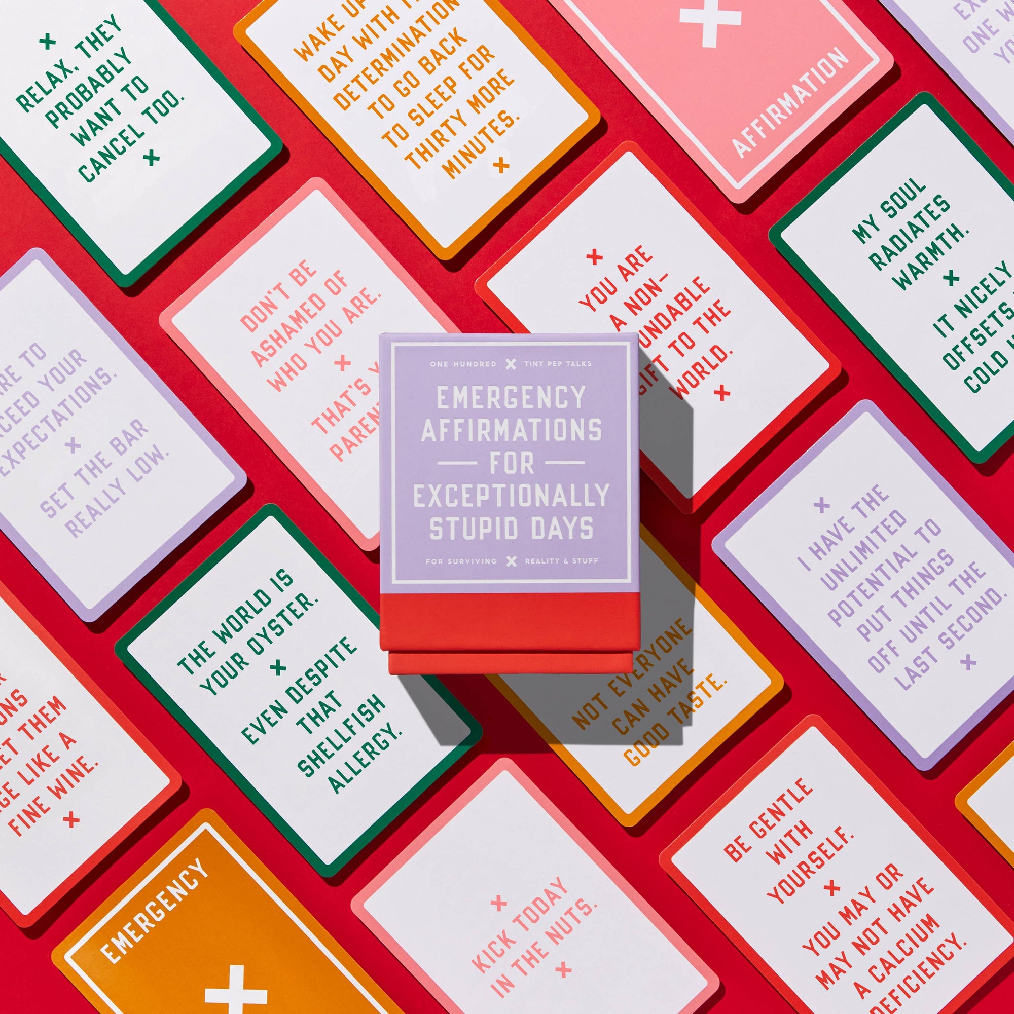 Emergency Affirmations Exceptionally Stupid Days Card Deck