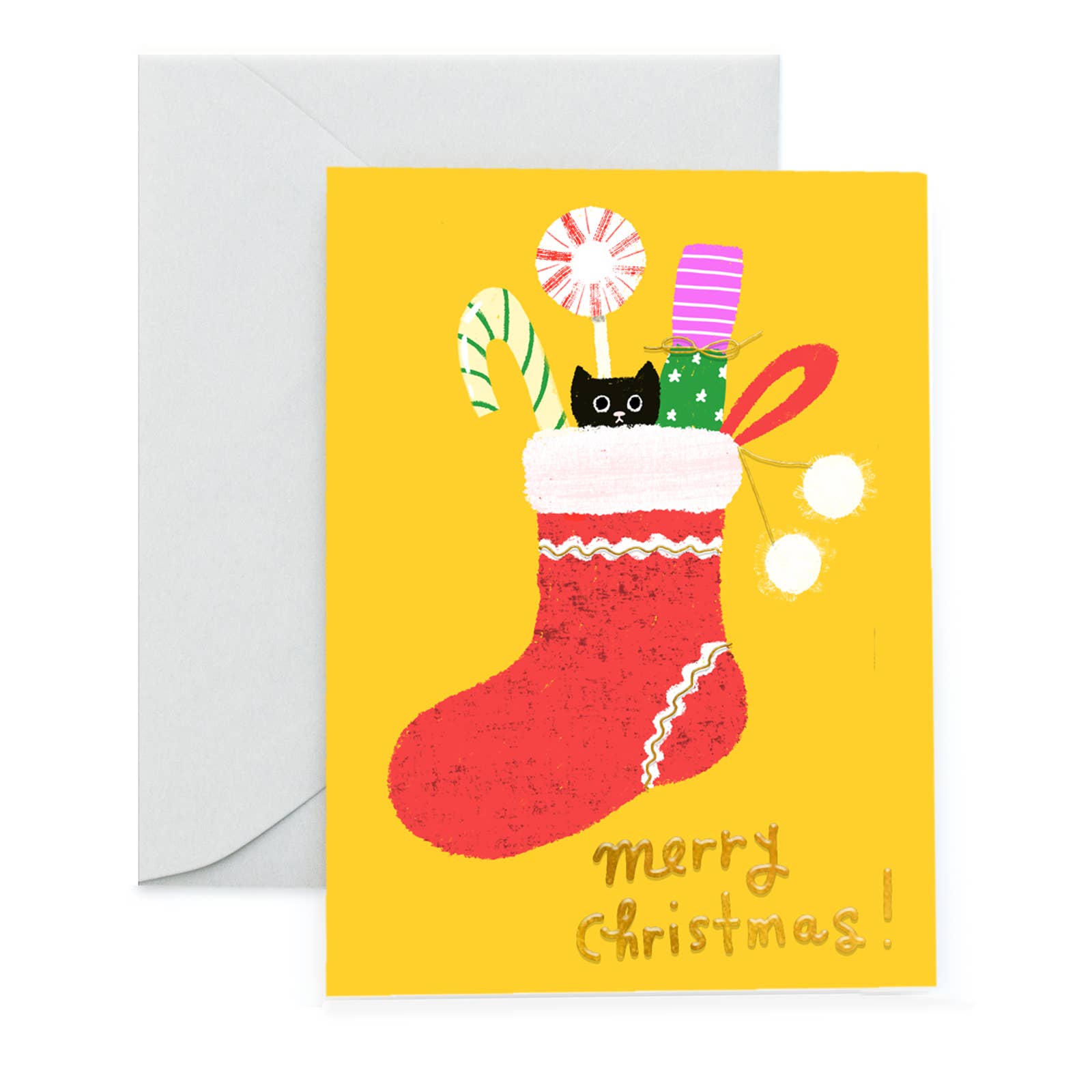 Merry Stocking Holiday Card