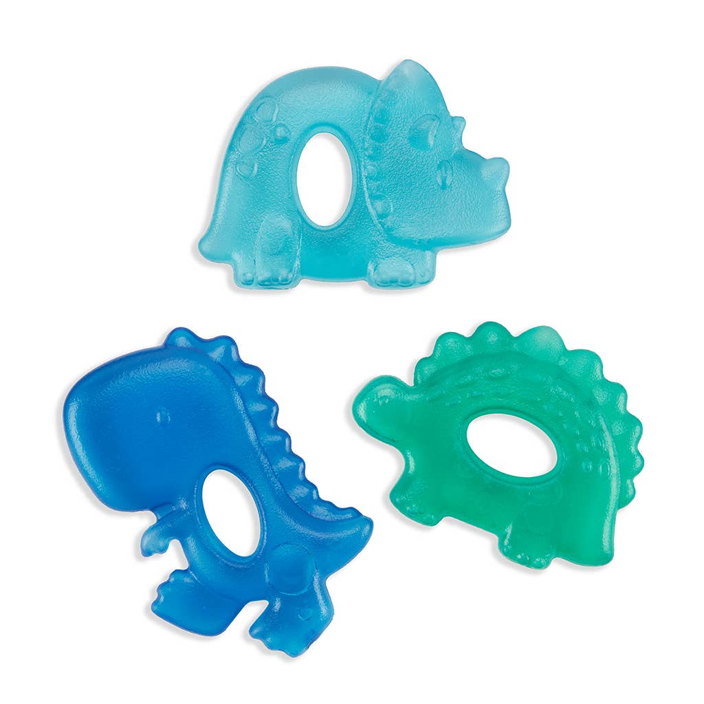 Dino Cutie Coolers™ Water Filled Teethers 3-pack