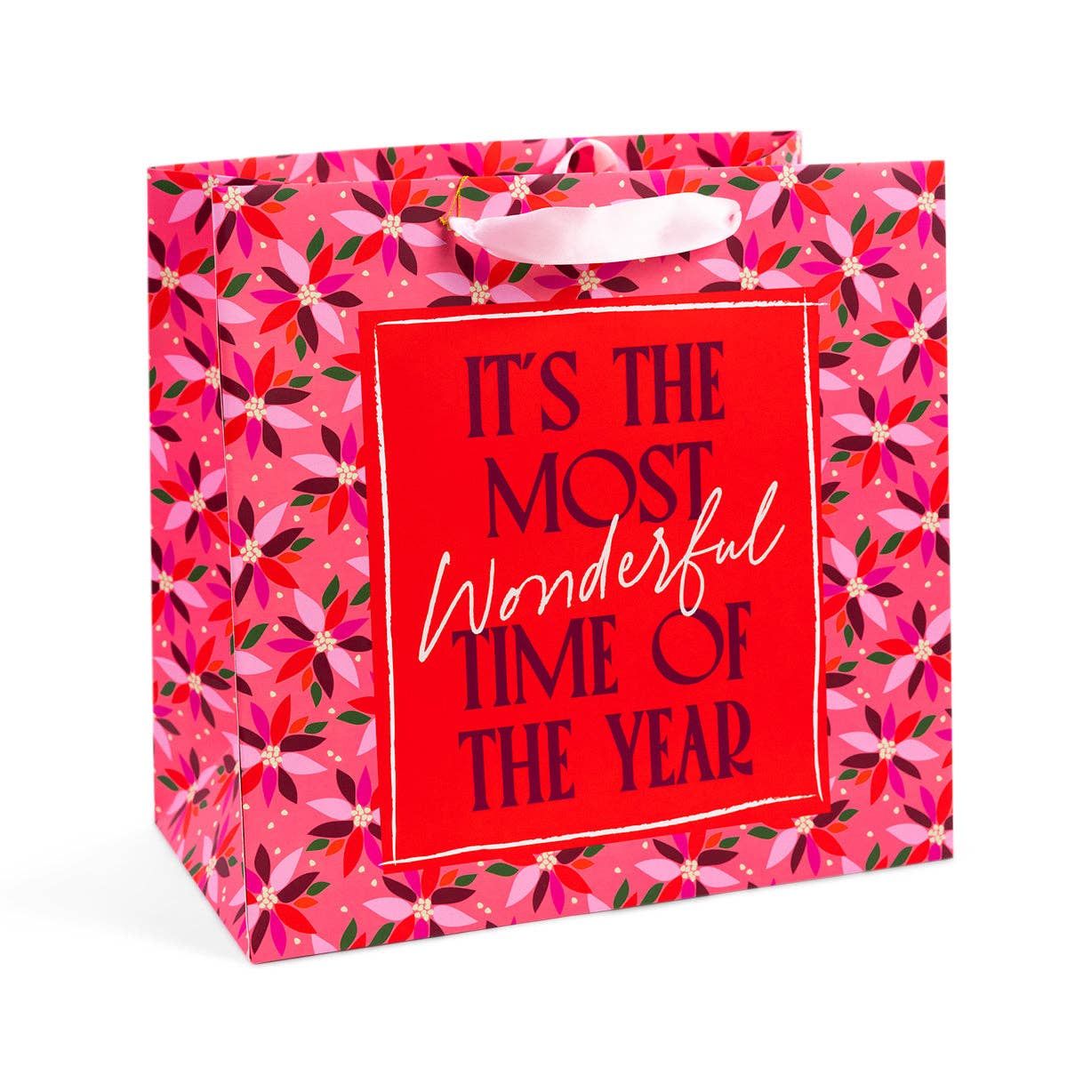 Medium Most Wonderful Holiday Gift Bag