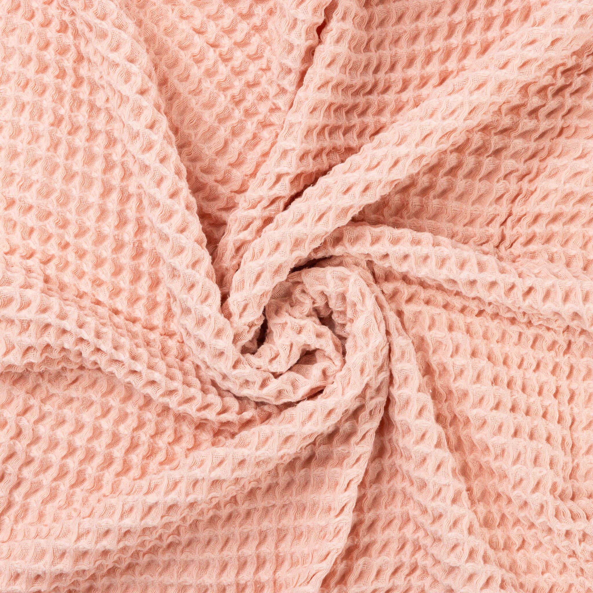 Waffle Baby Blanket Blush - Pink