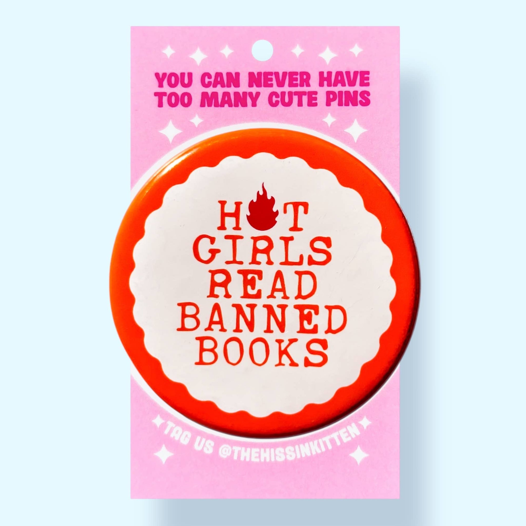 Hot Girls Read Banned Books Pin
