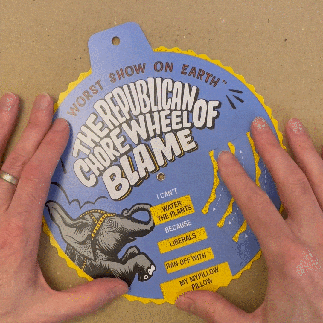 The Republican Chore Wheel of Blame