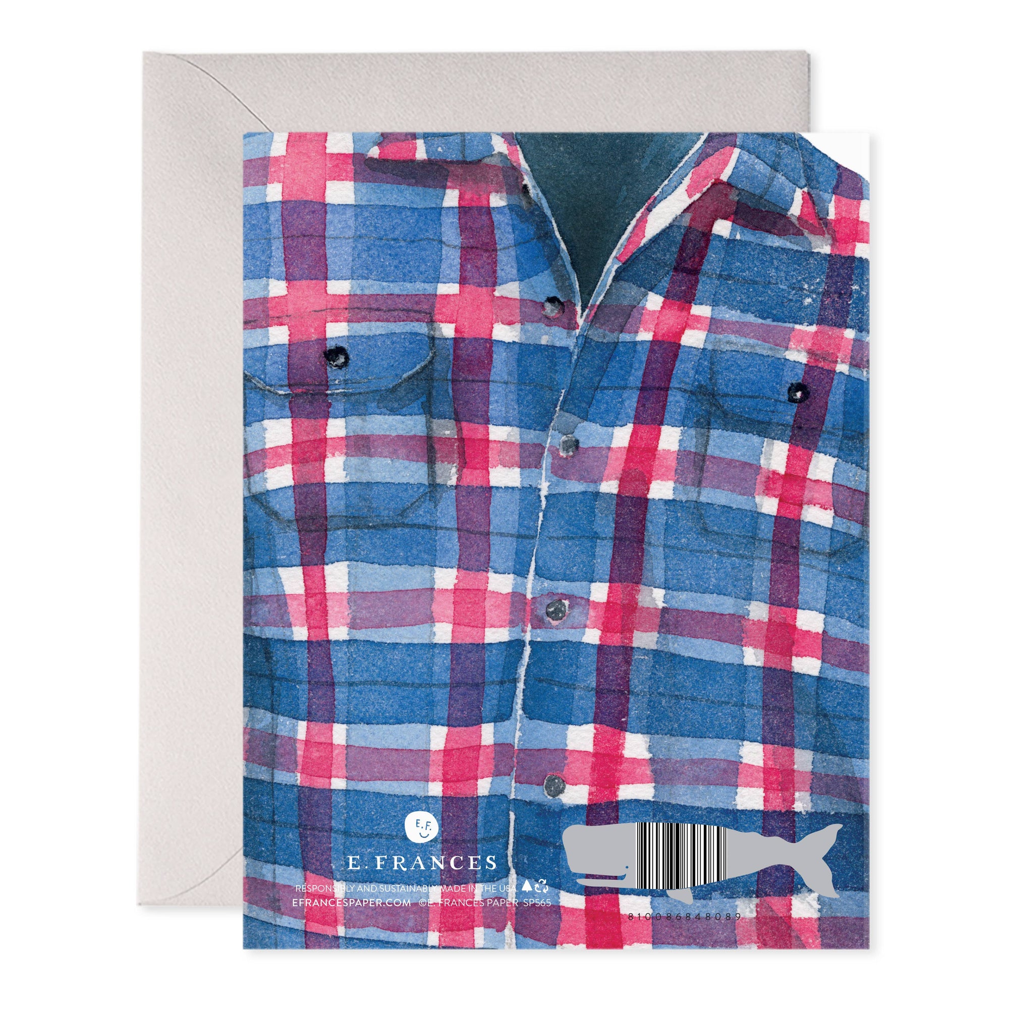 Plaid Dad Father's Day Card